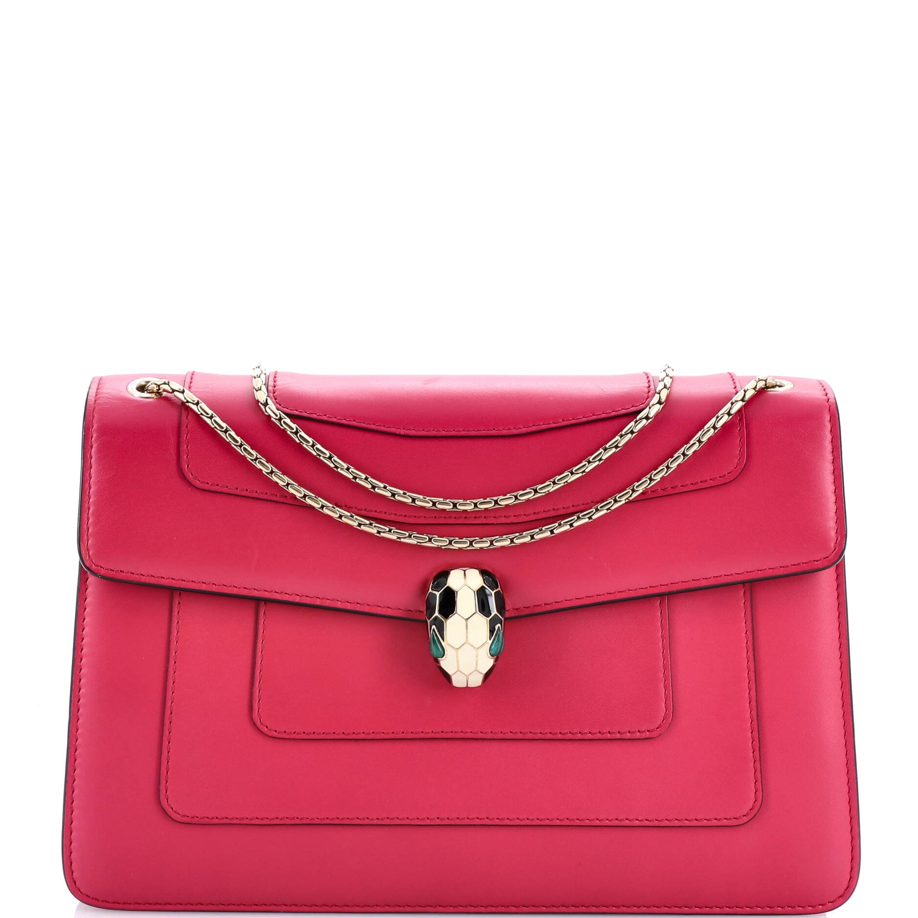 Bvlgari Serpenti Forever Shoulder Bag Leather Medium