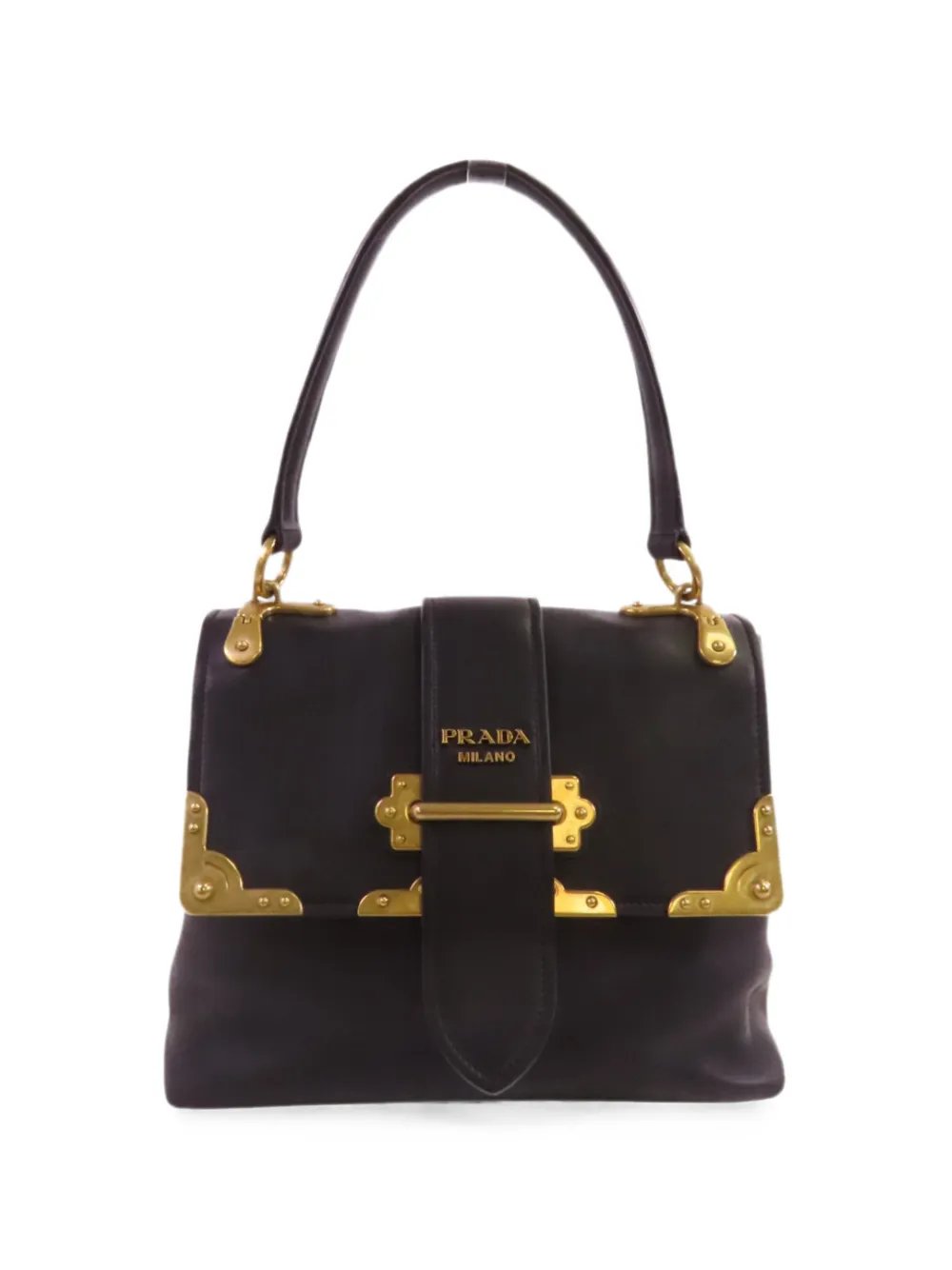 City leather tote bag