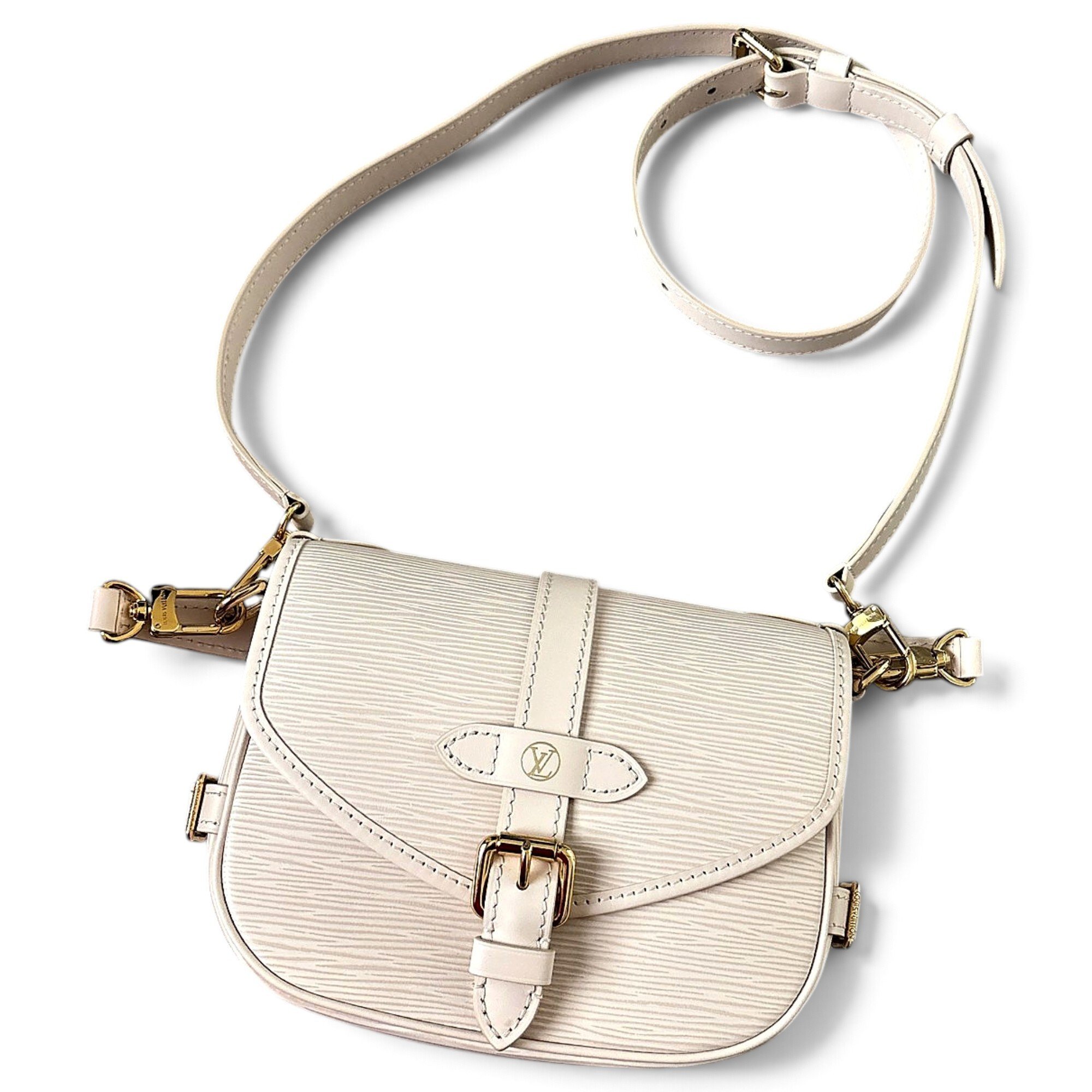 Saumur leather crossbody bag