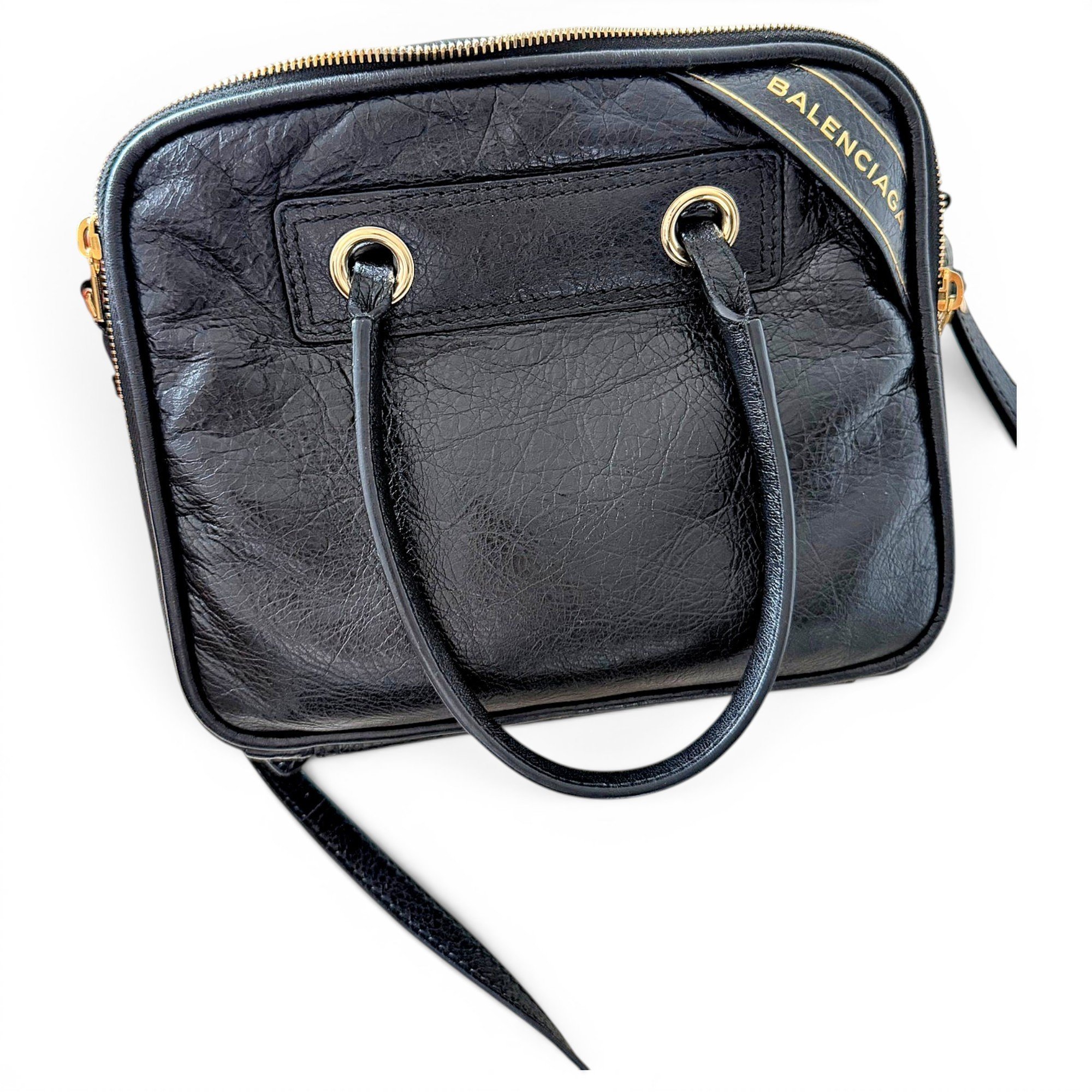 Balenciaga Blanket leather crossbody bag