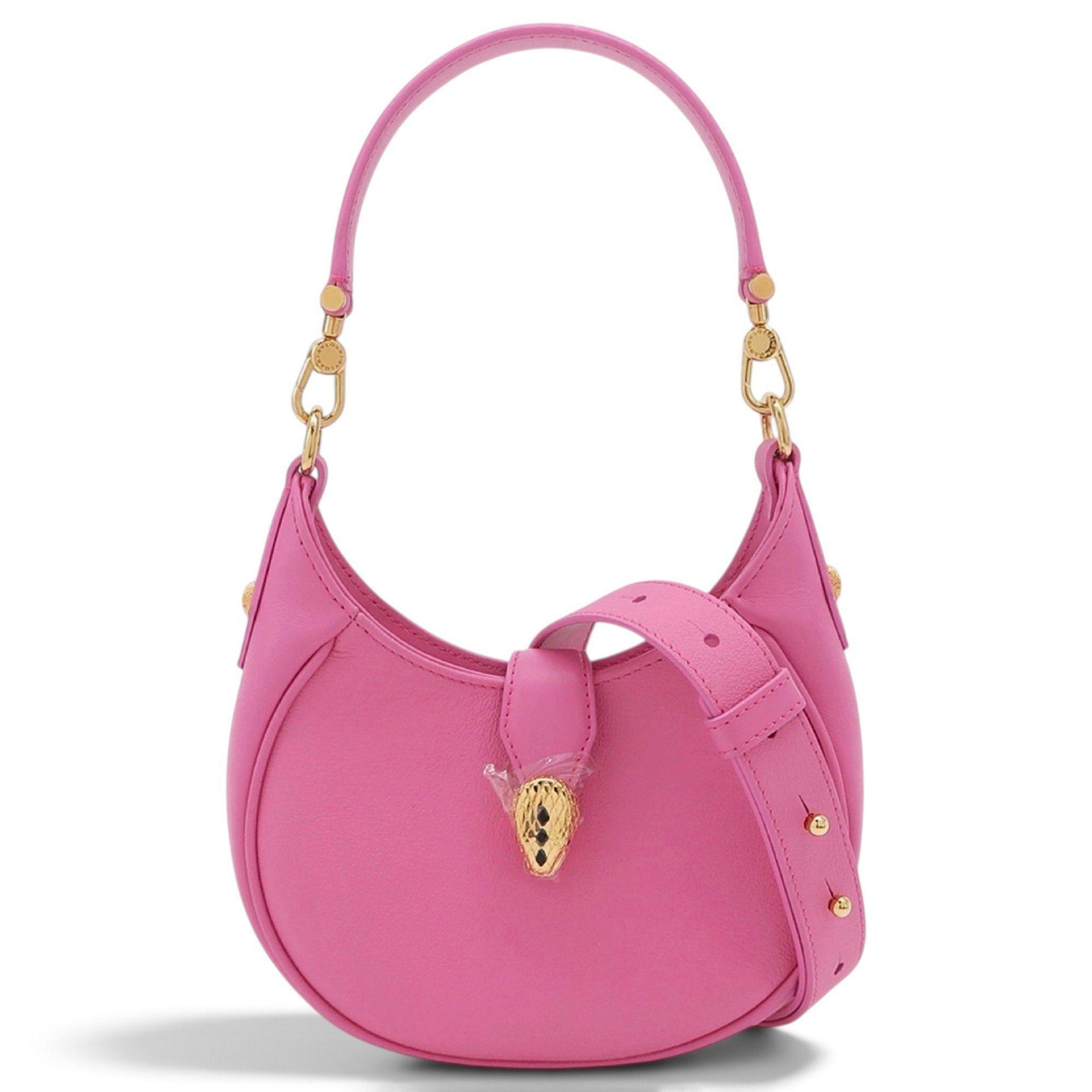Serpenti leather handbag
