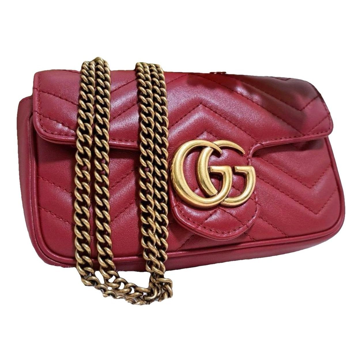 GG Marmont Chain leather crossbody bag