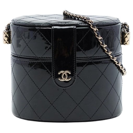 Vanity leather handbag