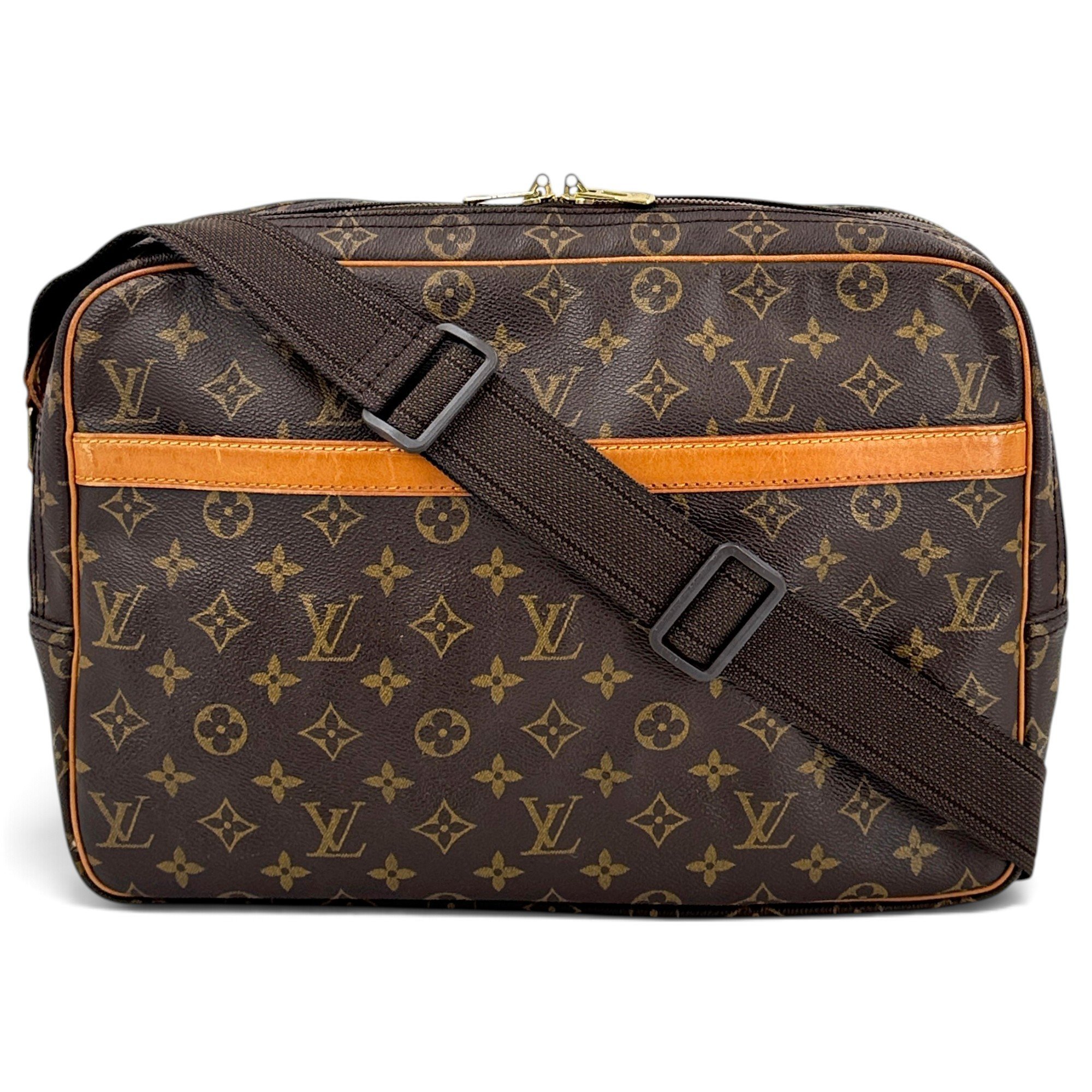 Reporter leather crossbody bag