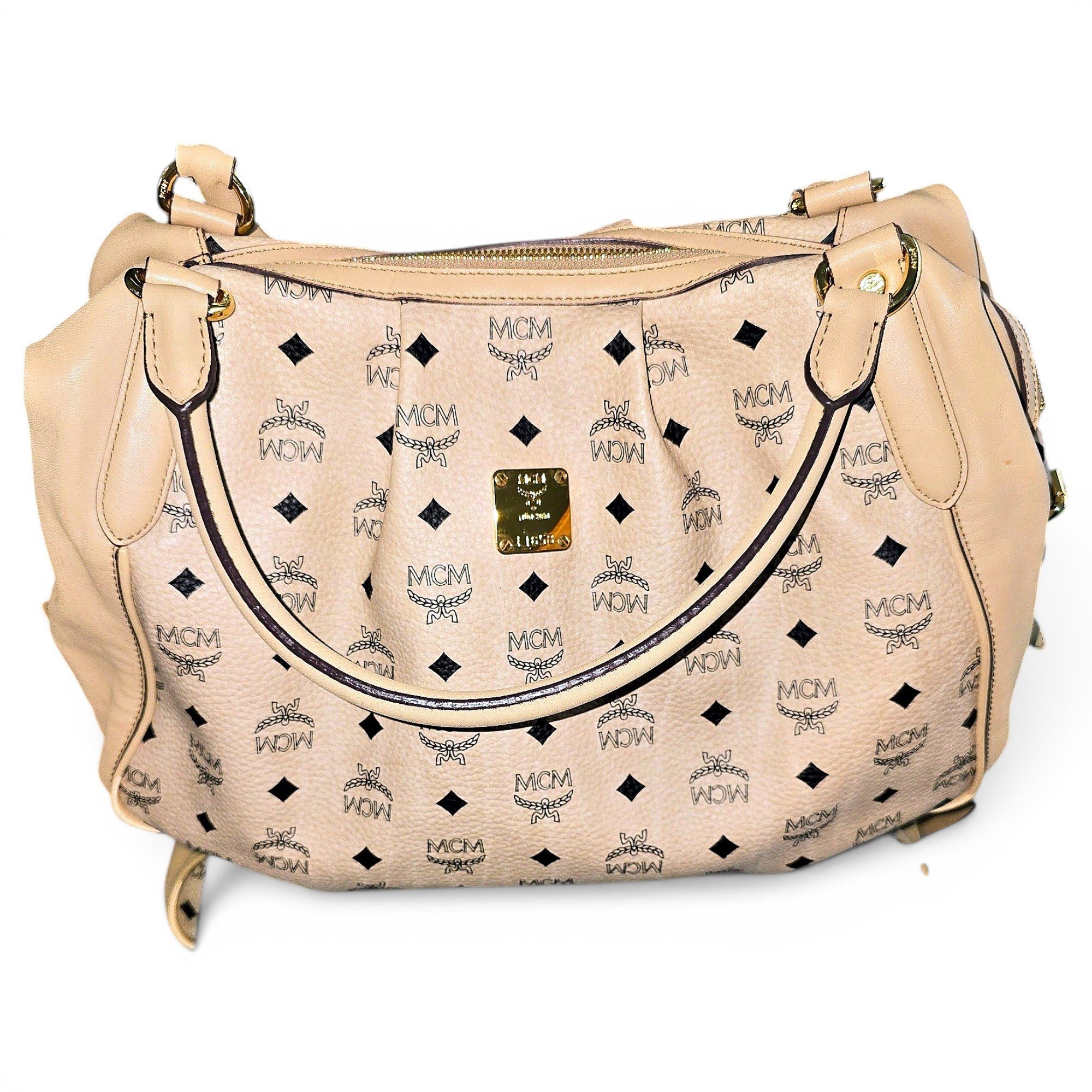 Leather tote