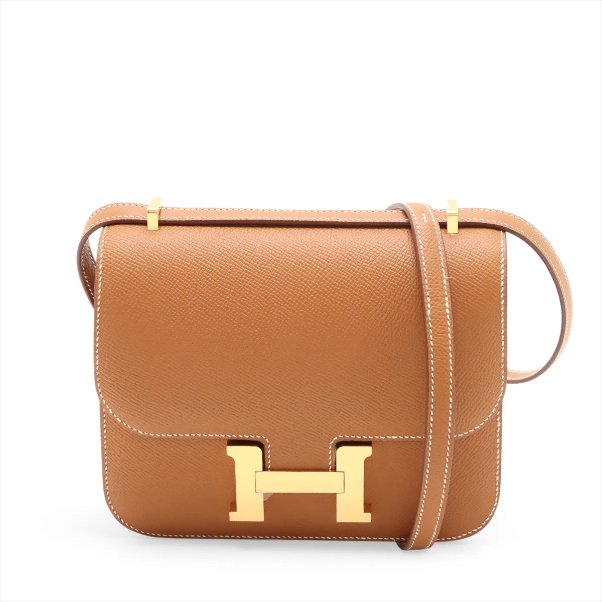 Hermès Constance 3 Mini 18 Miroir Veau Epsom Gold Gold Metal Fittings