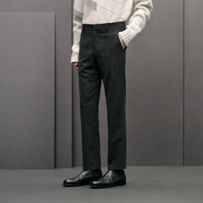 Anthracite Saint Germain Fitted Pants