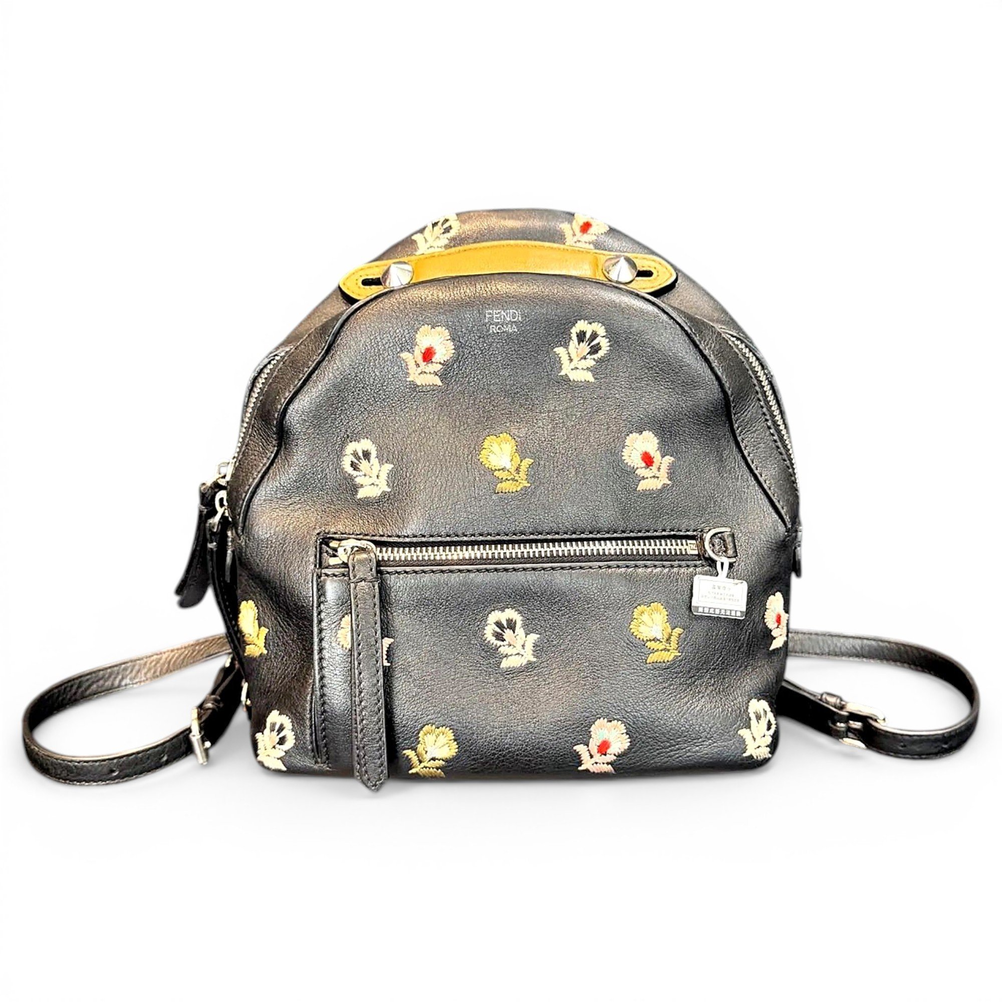Leather backpack