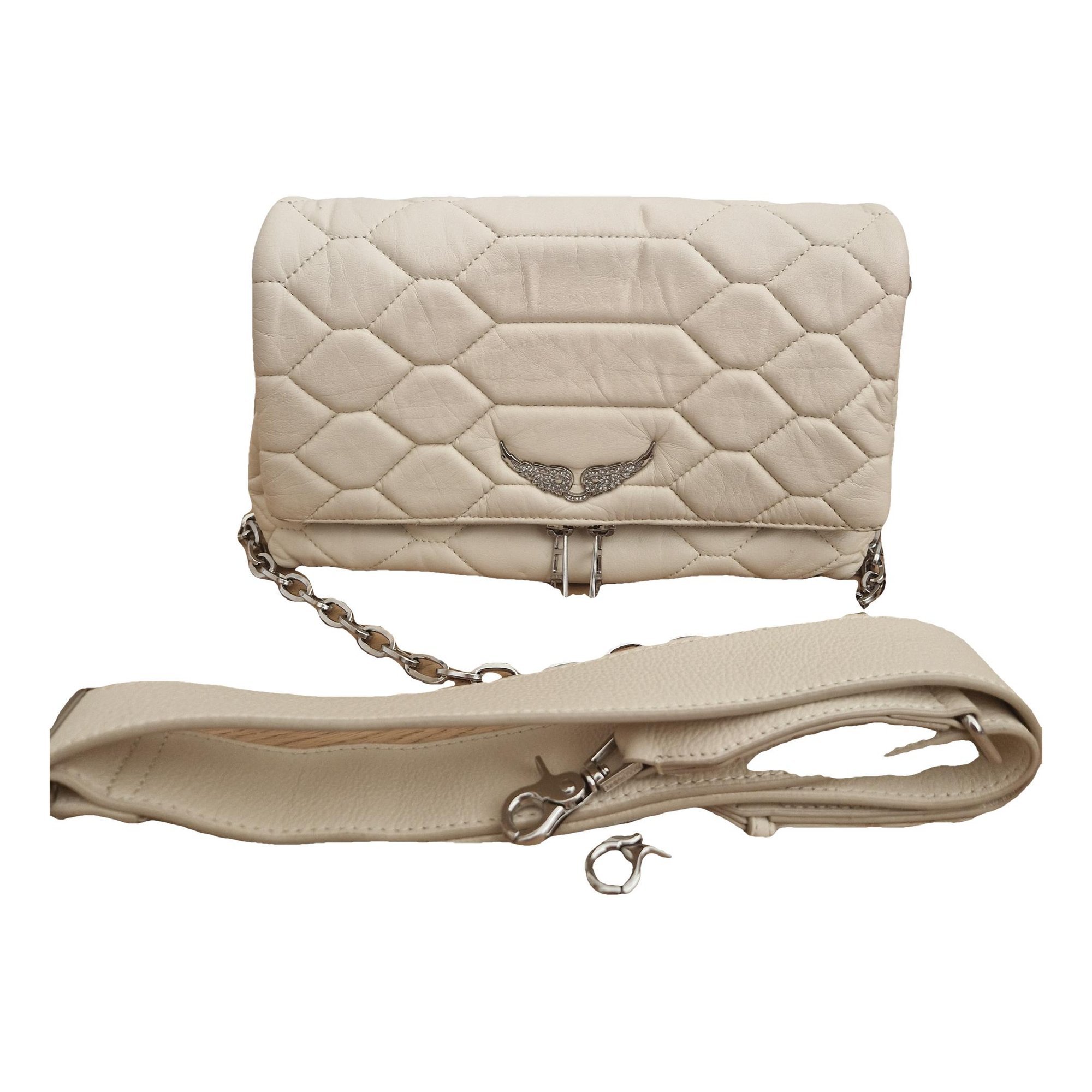 Rock leather crossbody bag