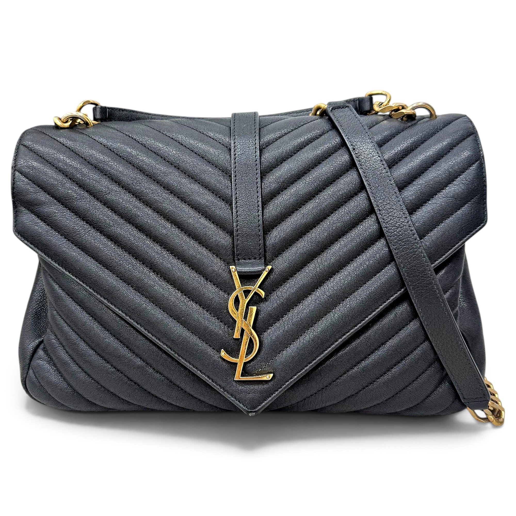 Collége monogramme leather handbag