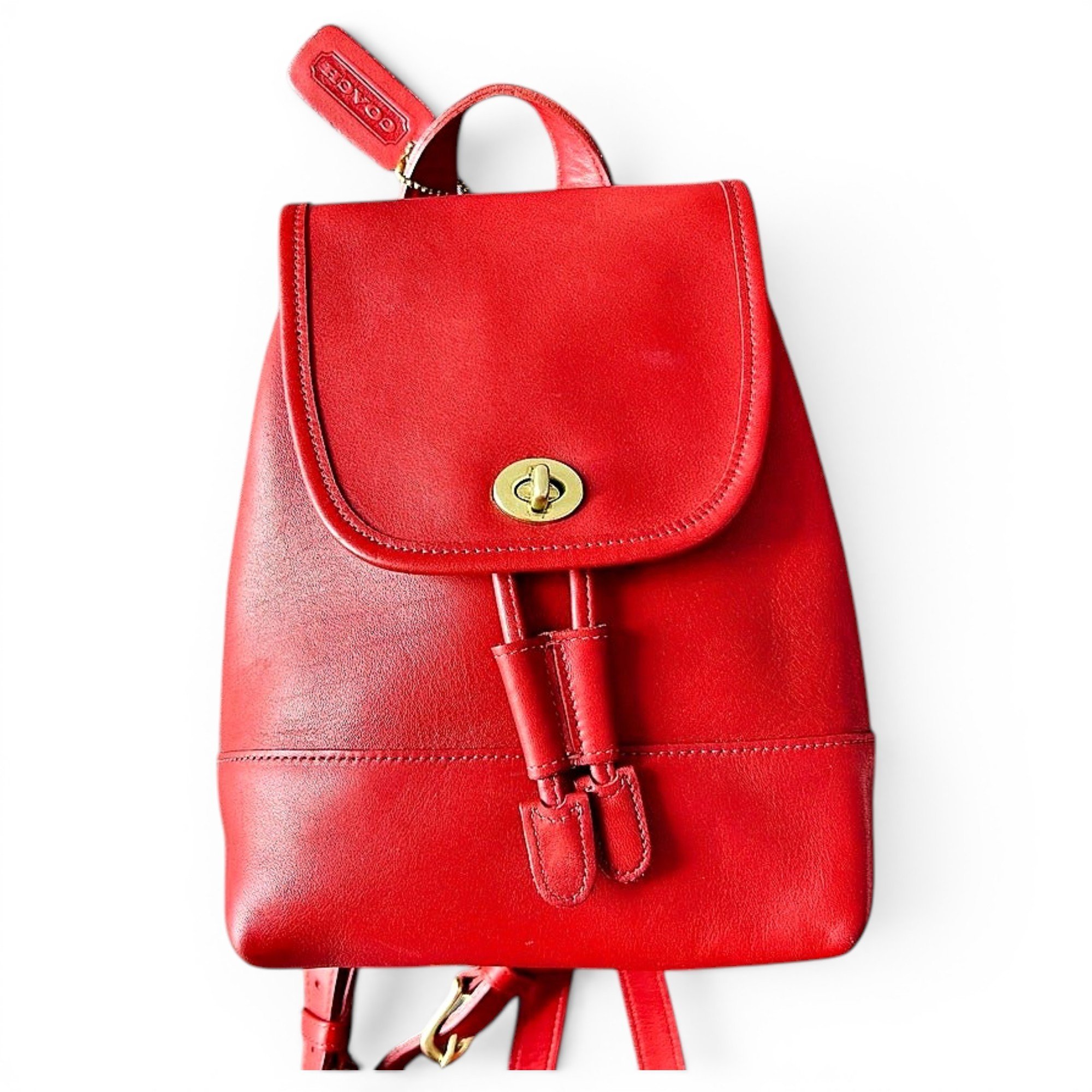 Campus leather backpack