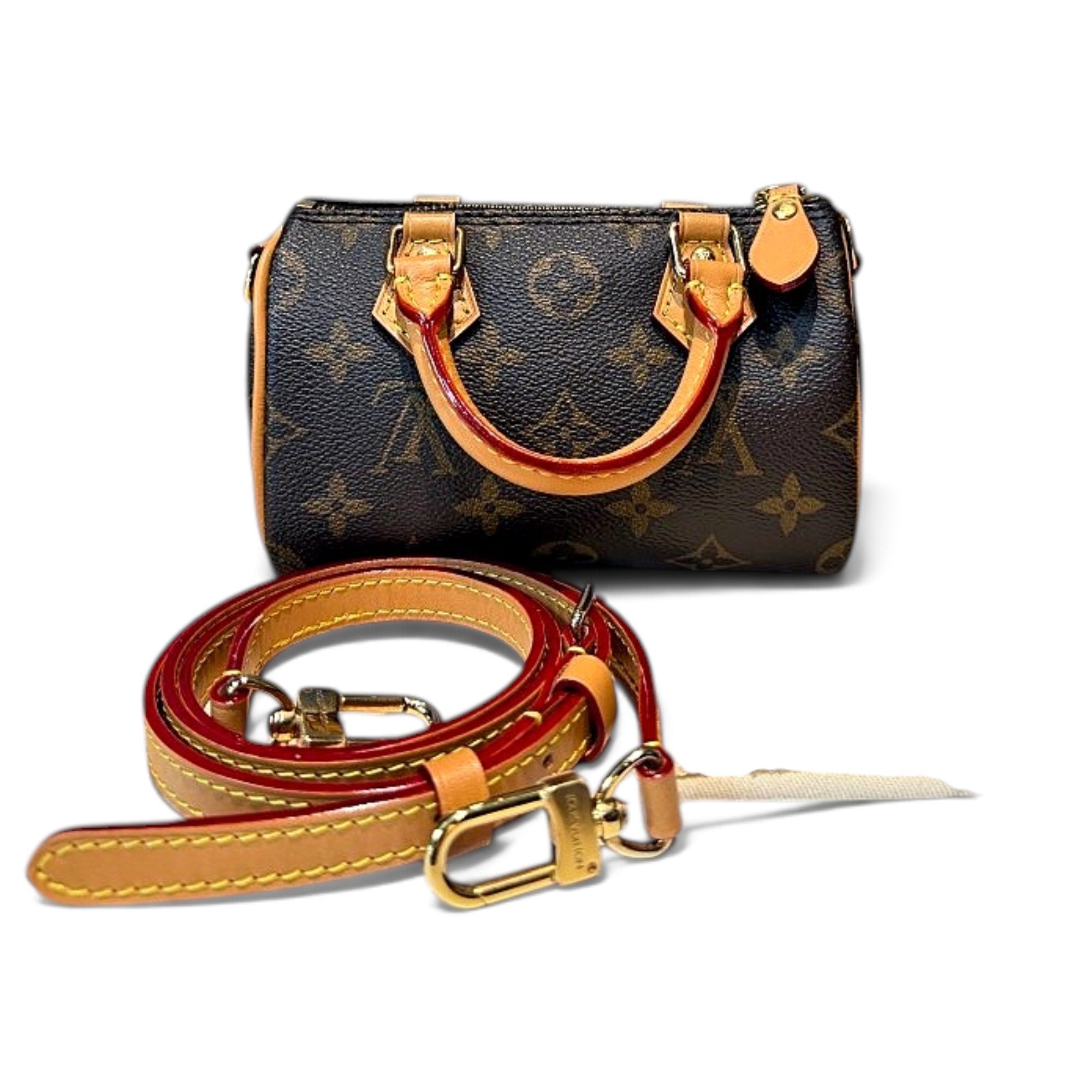 Nano Speedy / Mini HL leather handbag