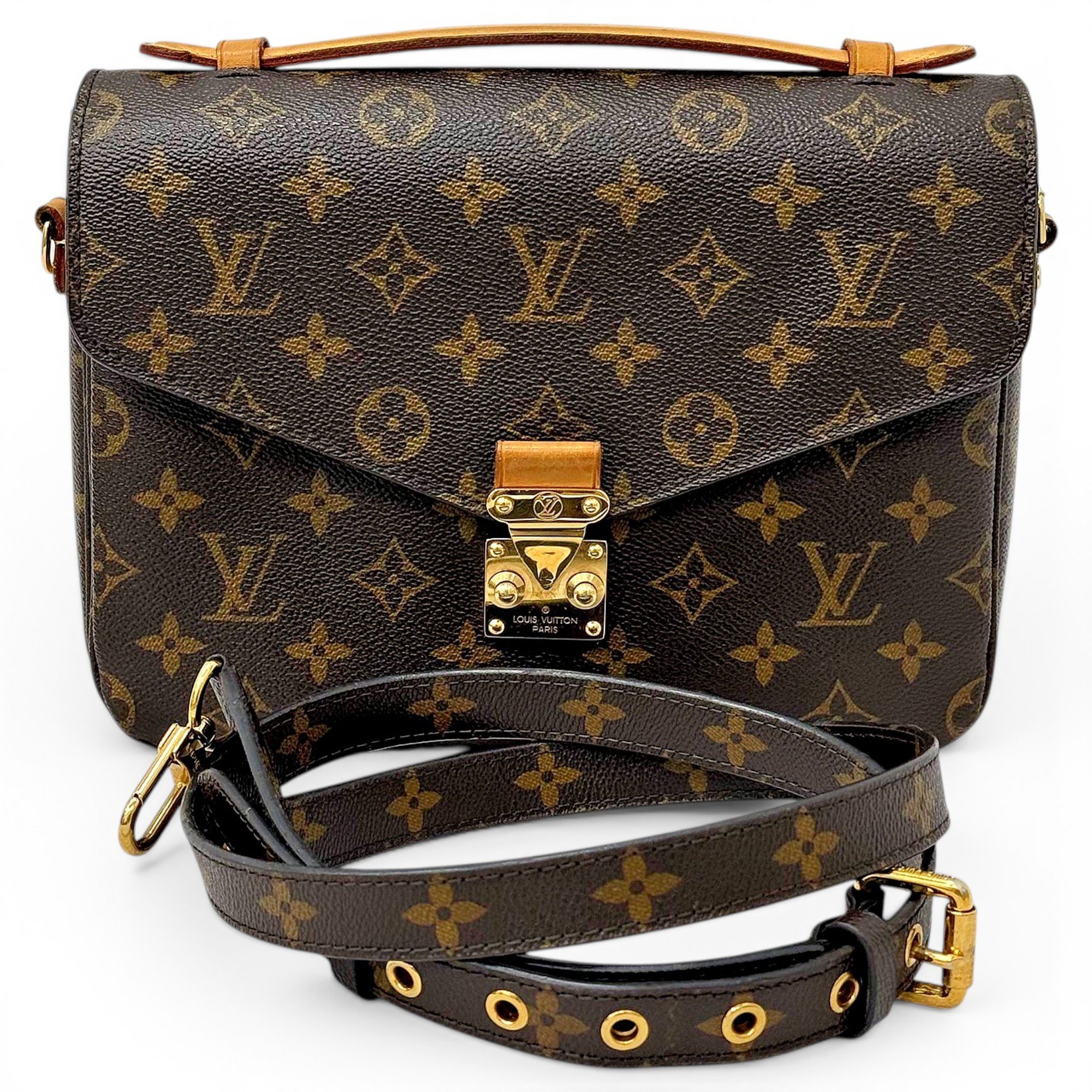 Metis leather handbag