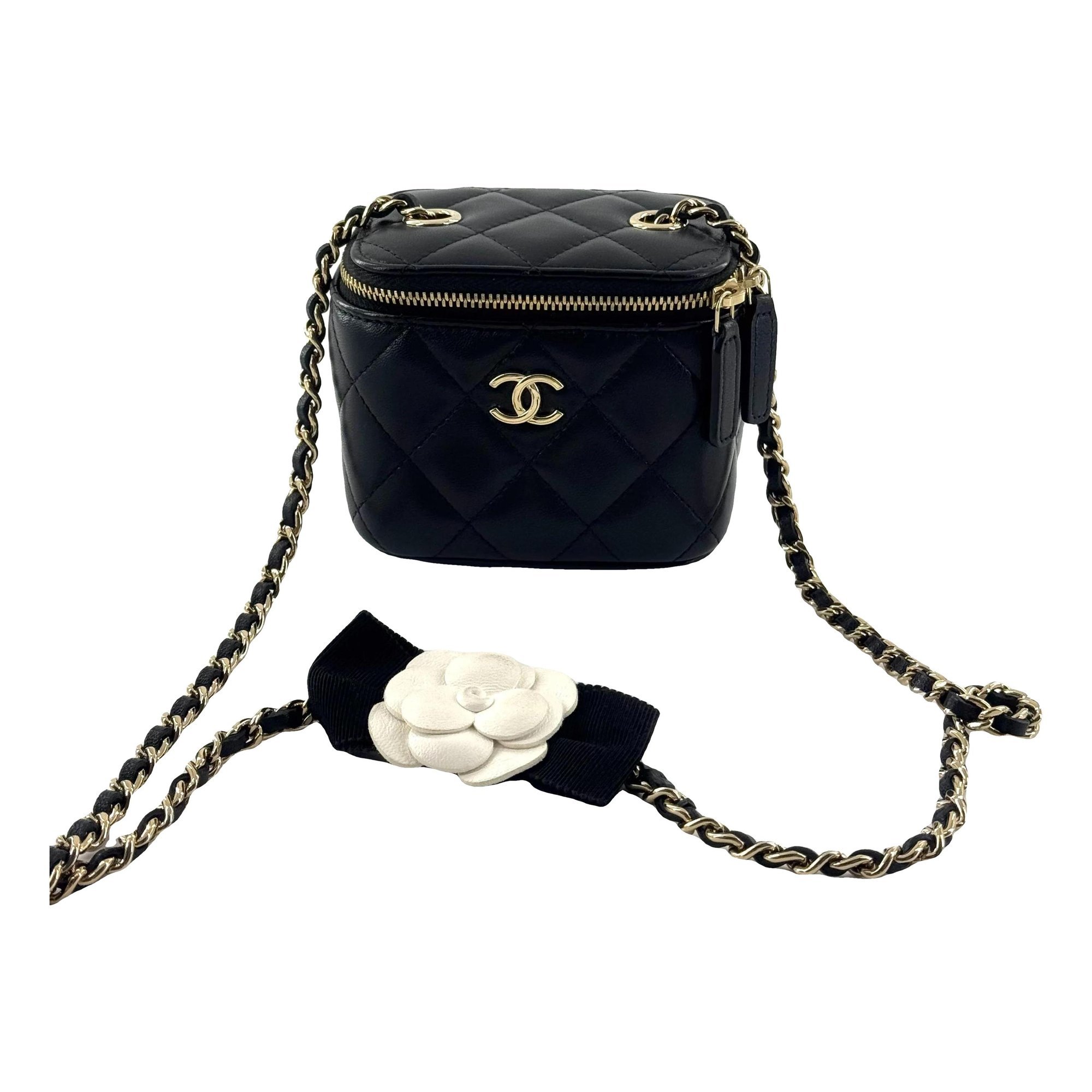 Trendy CC Vanity leather mini bag