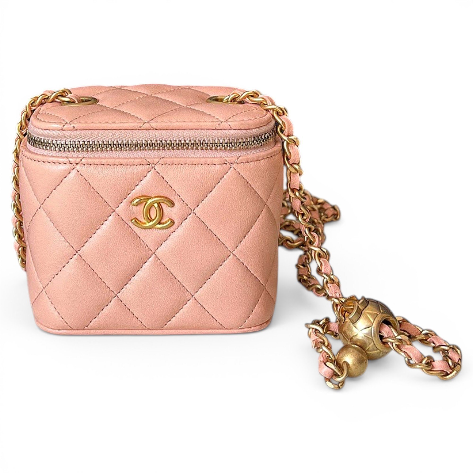 Trendy CC Vanity leather handbag
