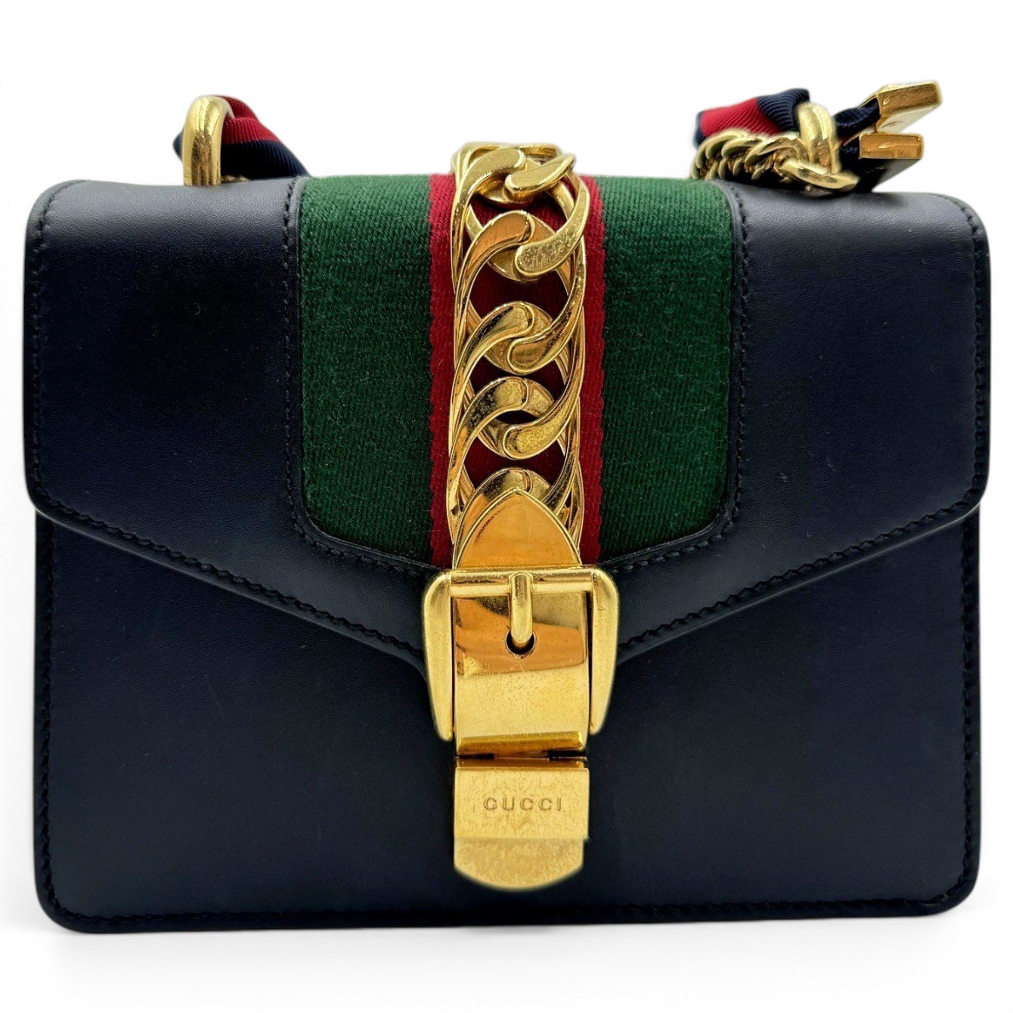 Sylvie Flap Chain leather handbag