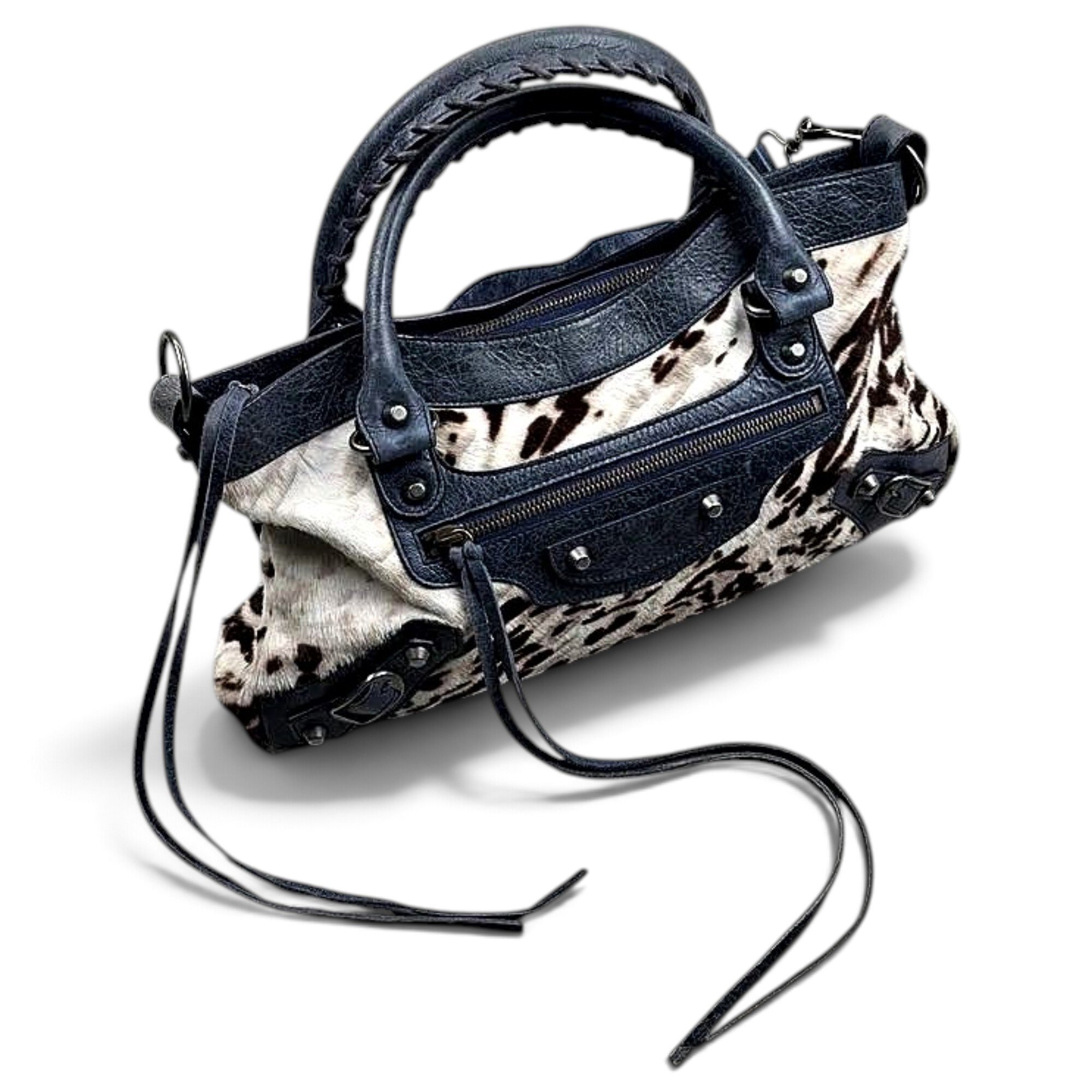 Leather handbag