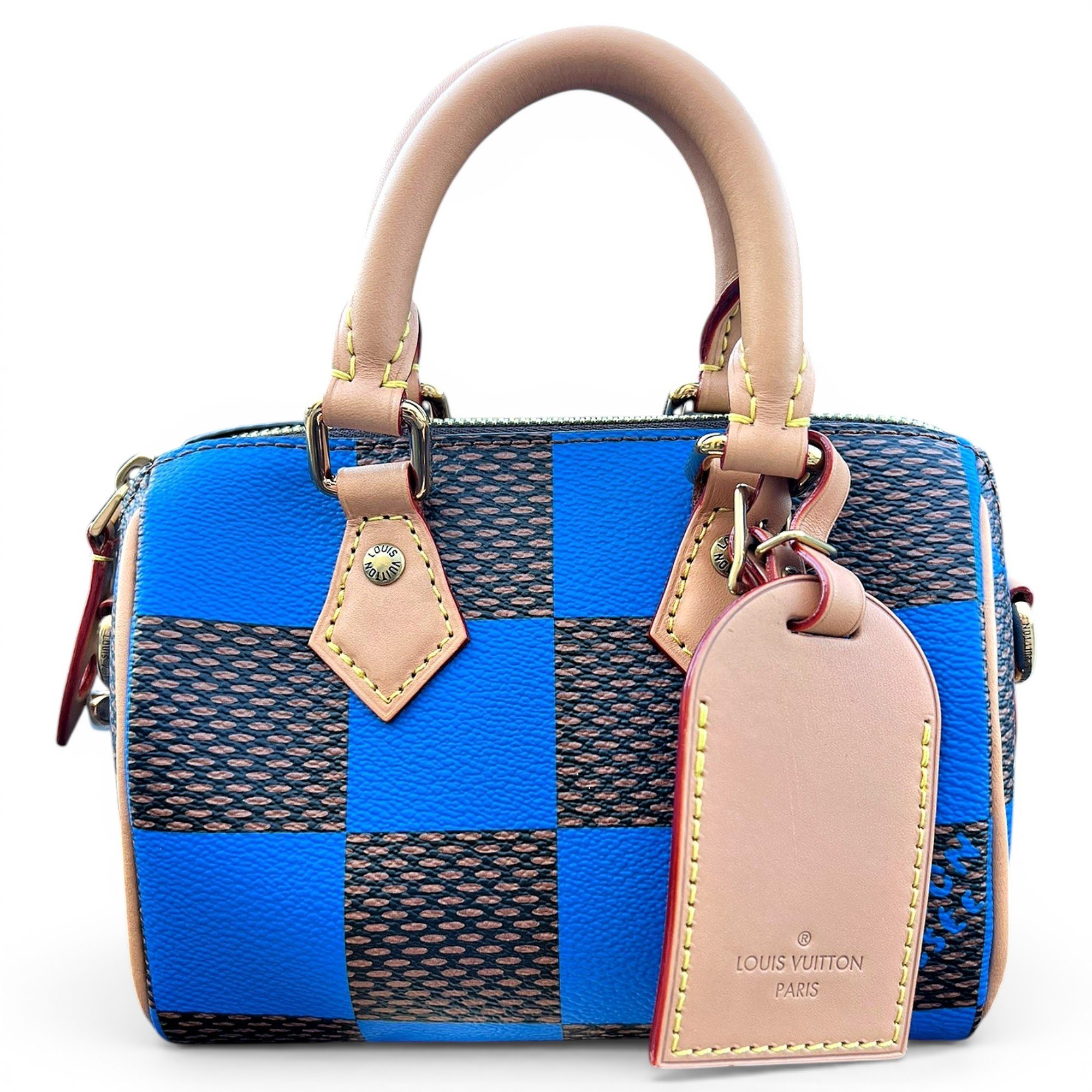 Louis Vuitton Nano Speedy / Mini HL leather handbag