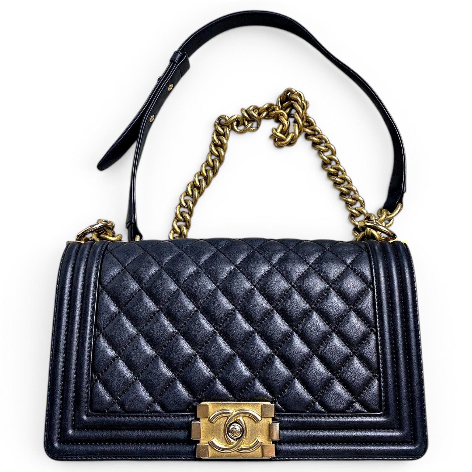 Boy leather handbag