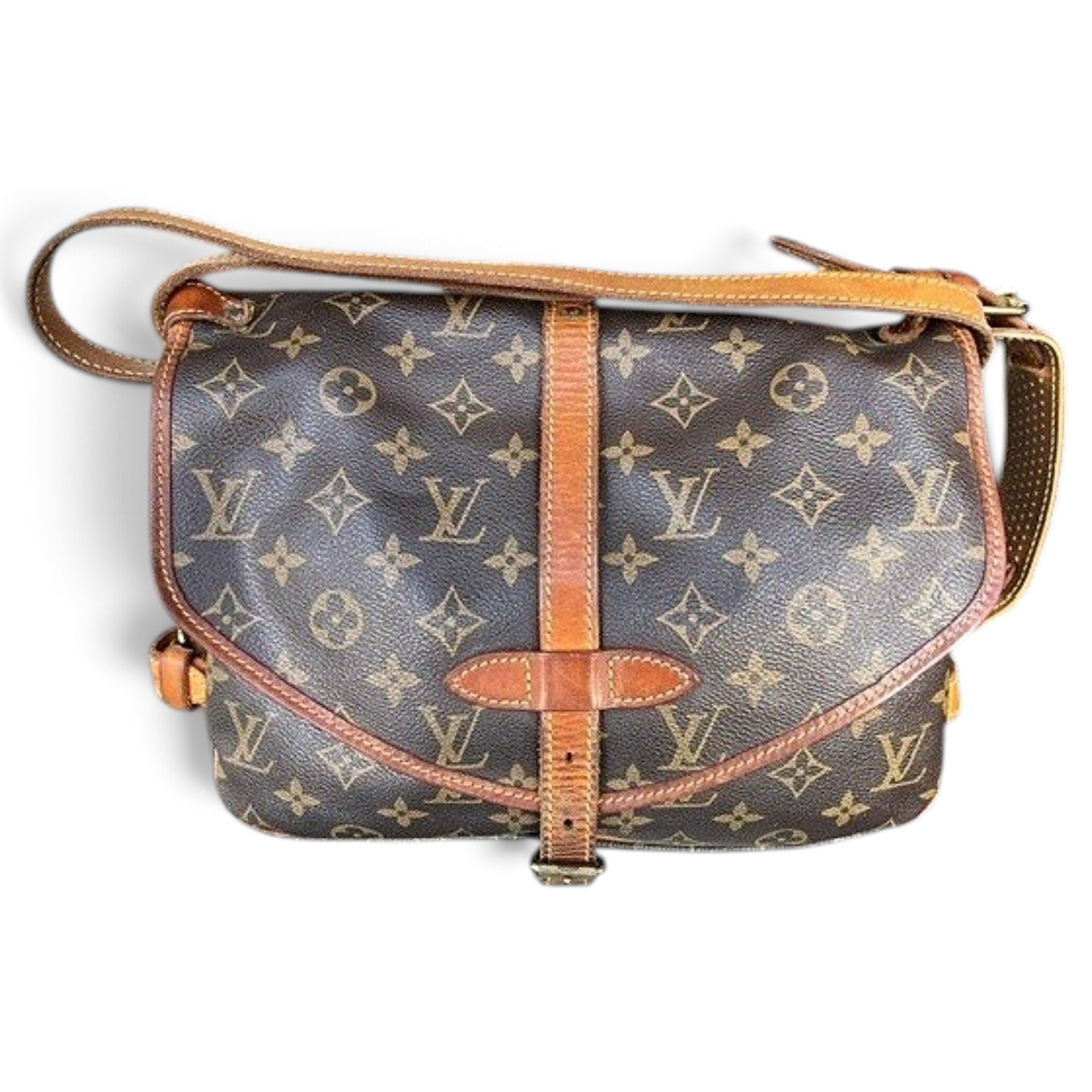 Saumur leather crossbody bag