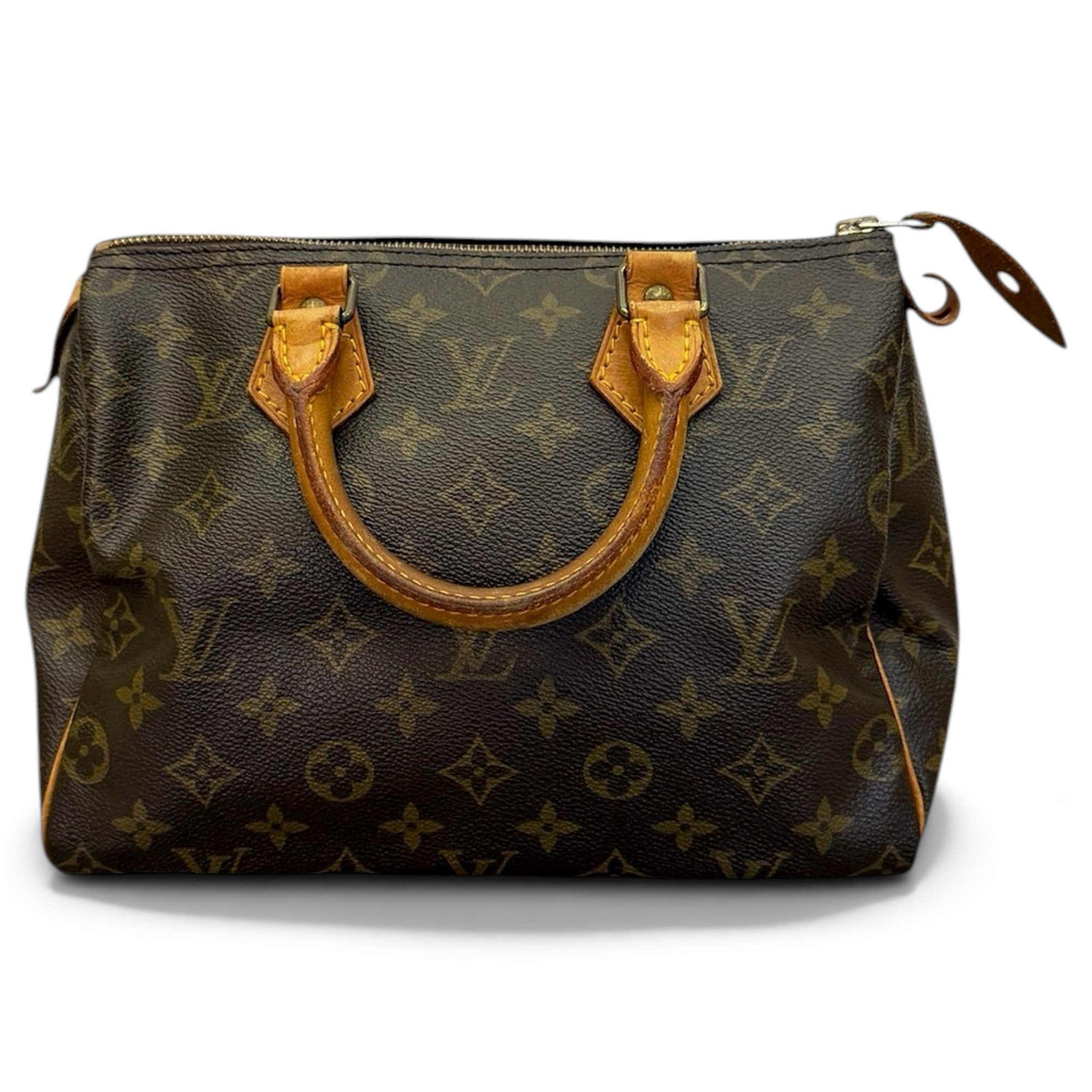 Speedy leather bowling bag
