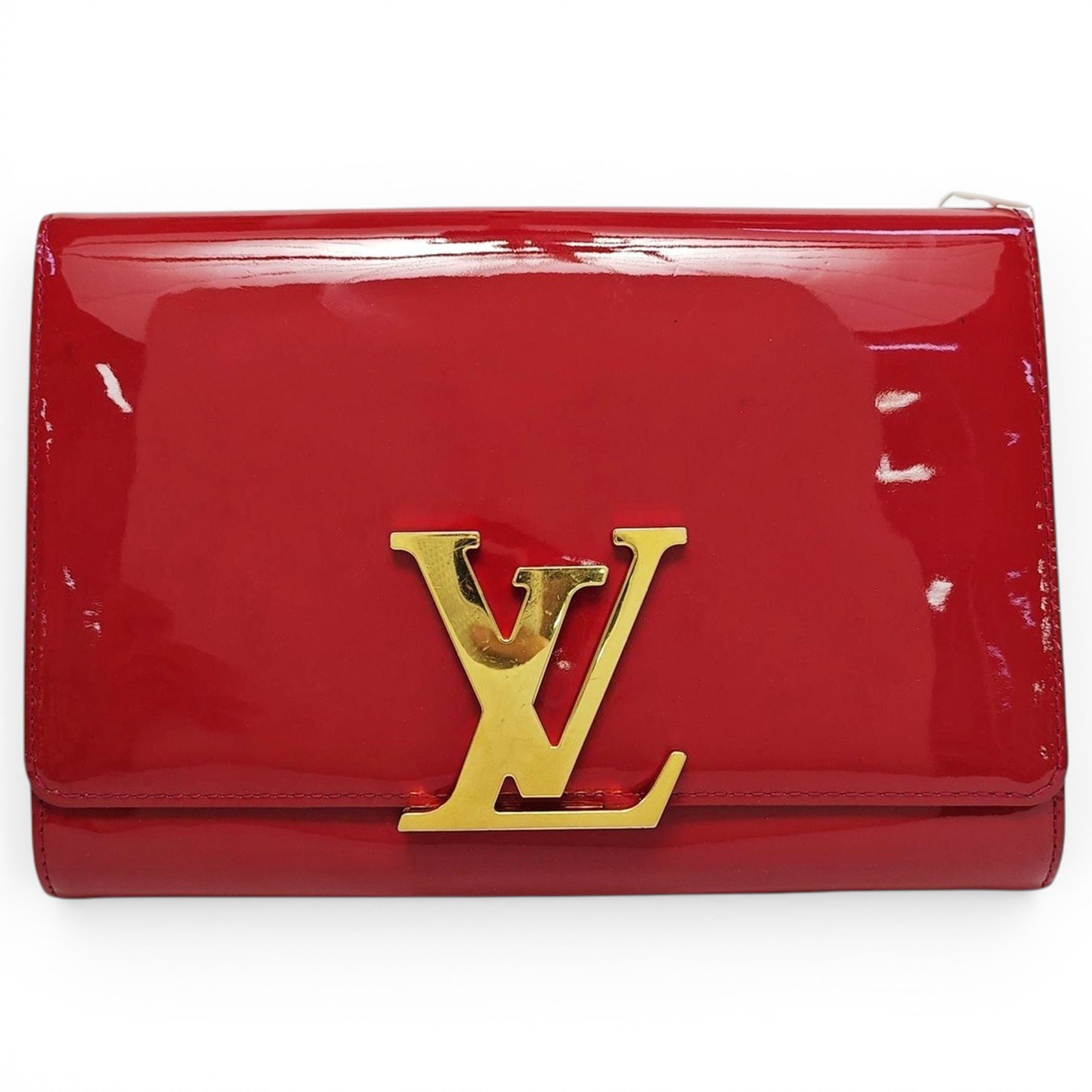 Louise patent leather handbag