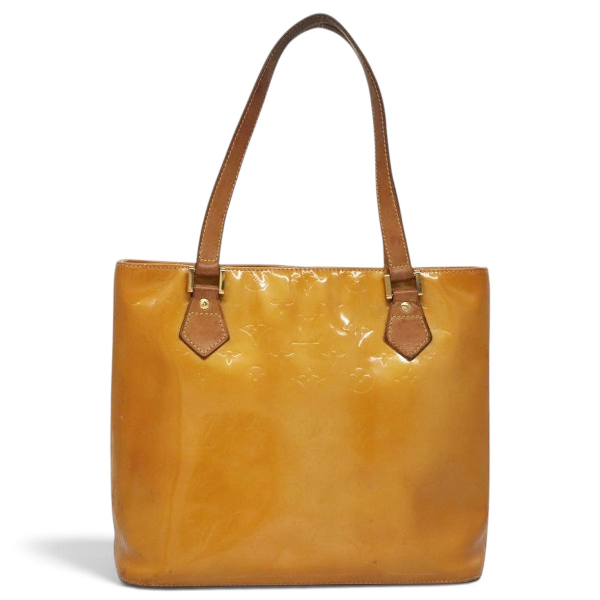 Houston patent leather handbag