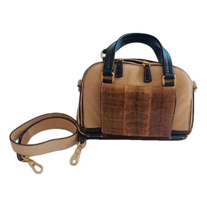 Leather handbag