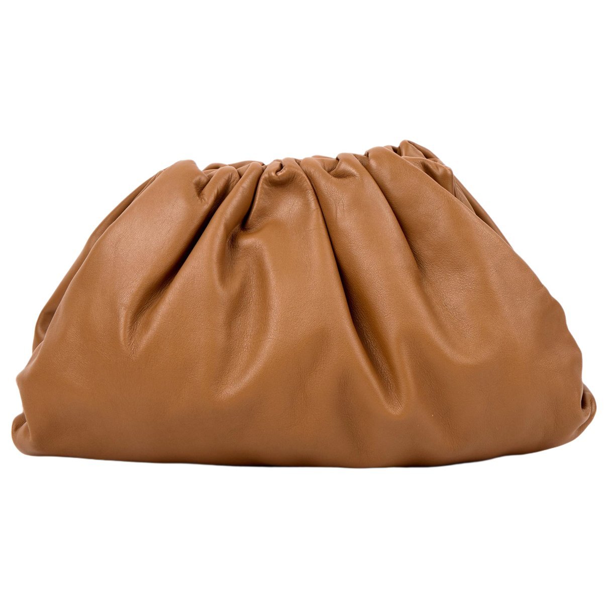 Pouch leather clutch bag