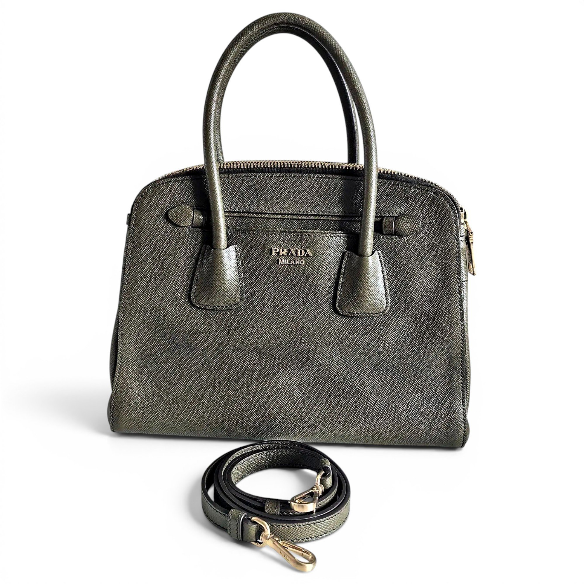 Leather handbag