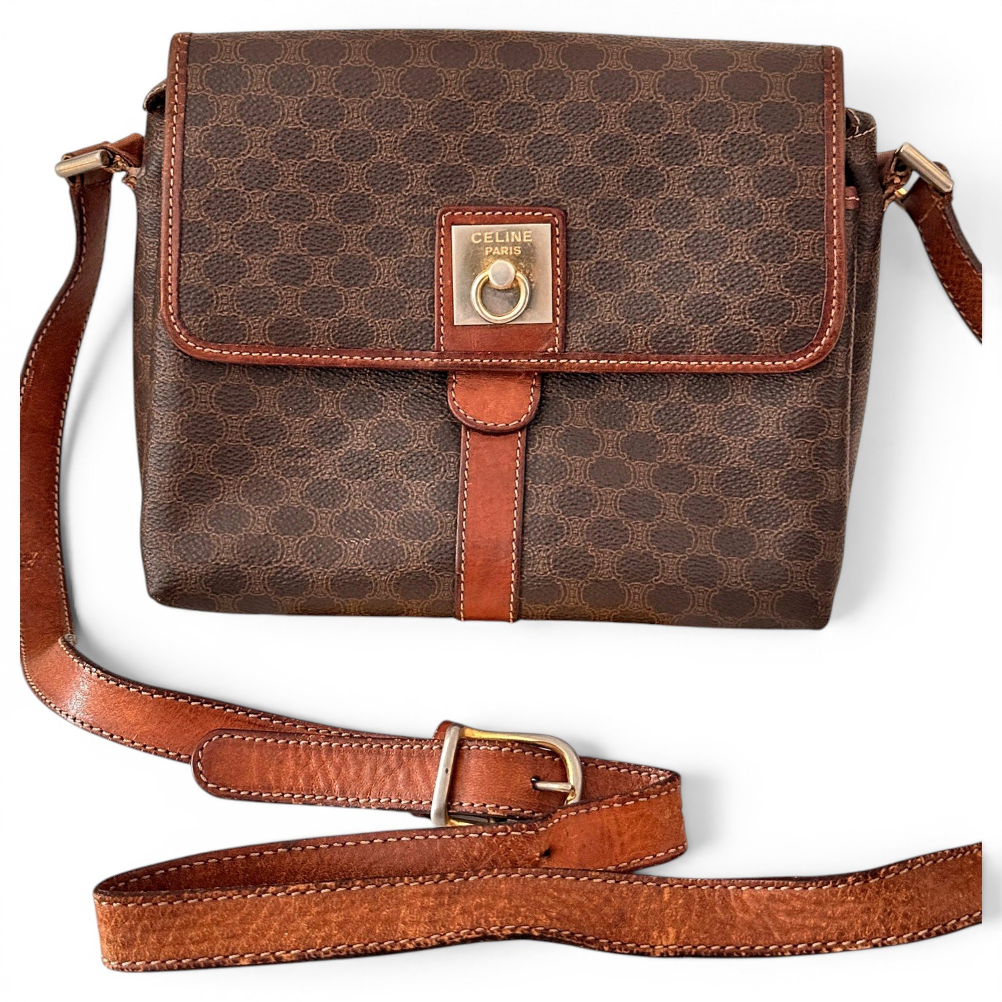 Leather crossbody bag
