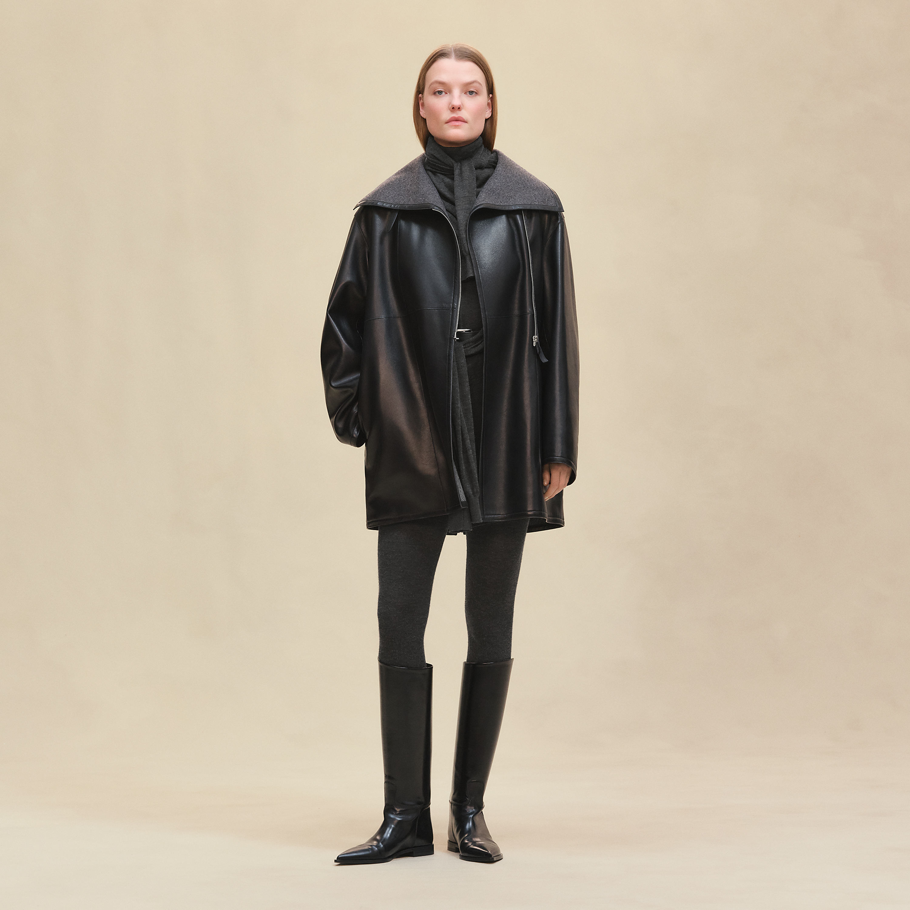 Short blanket coat
