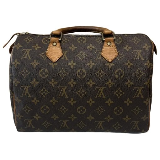 Speedy leather handbag
