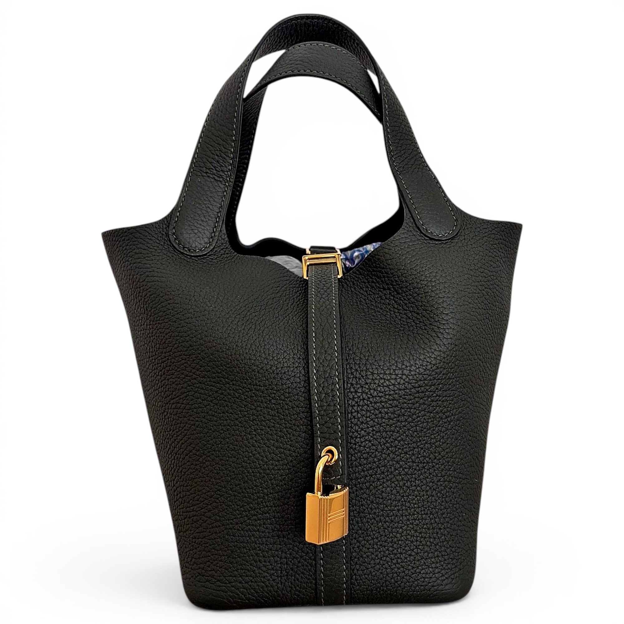 Picotin leather handbag