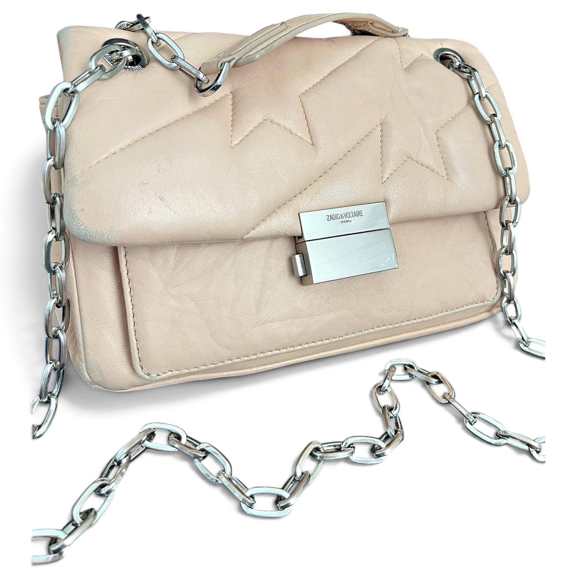 Rock leather crossbody bag