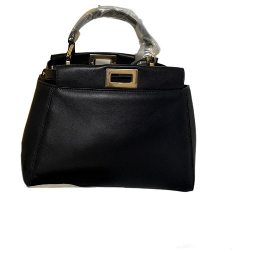 Peekaboo leather handbag