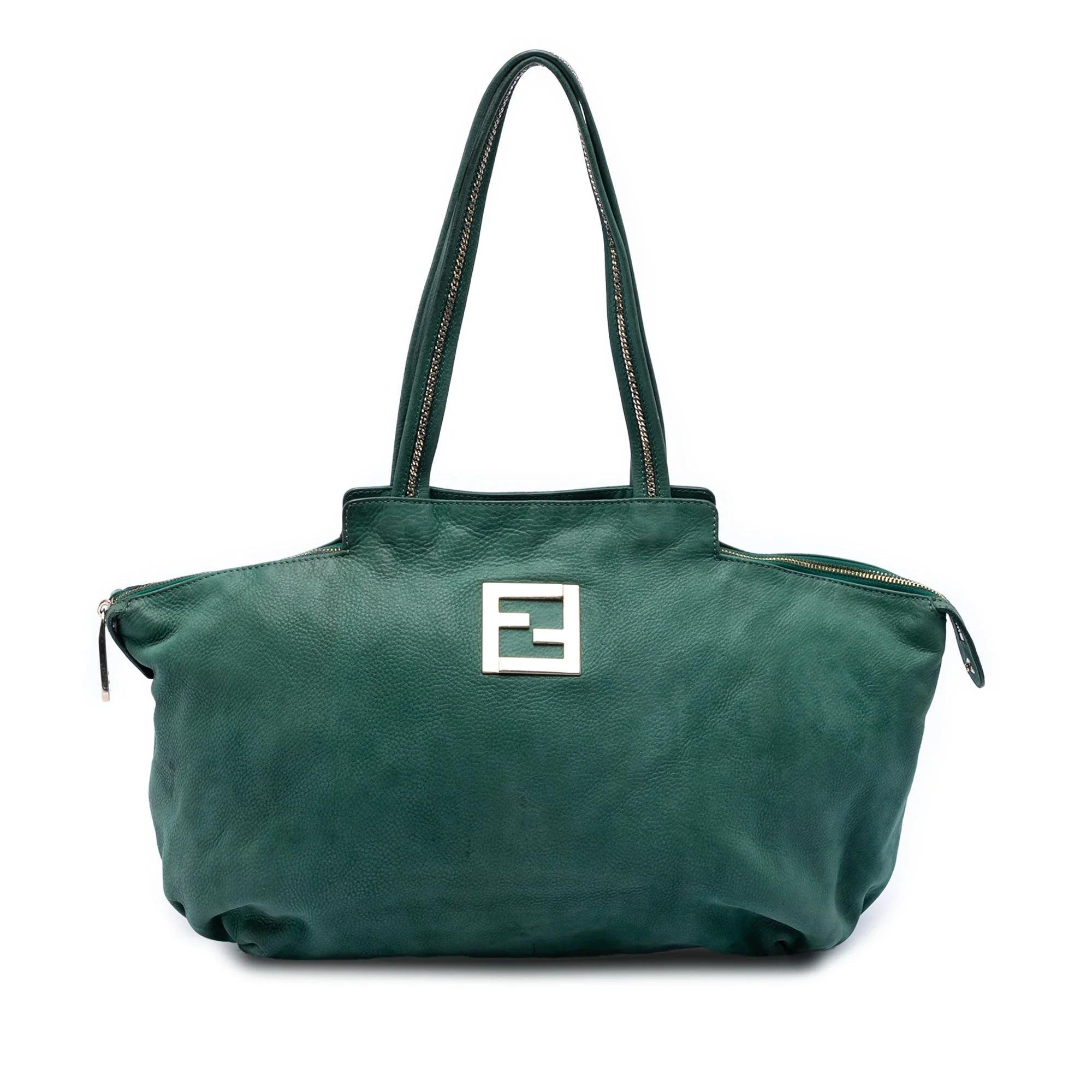 FF leather handbag