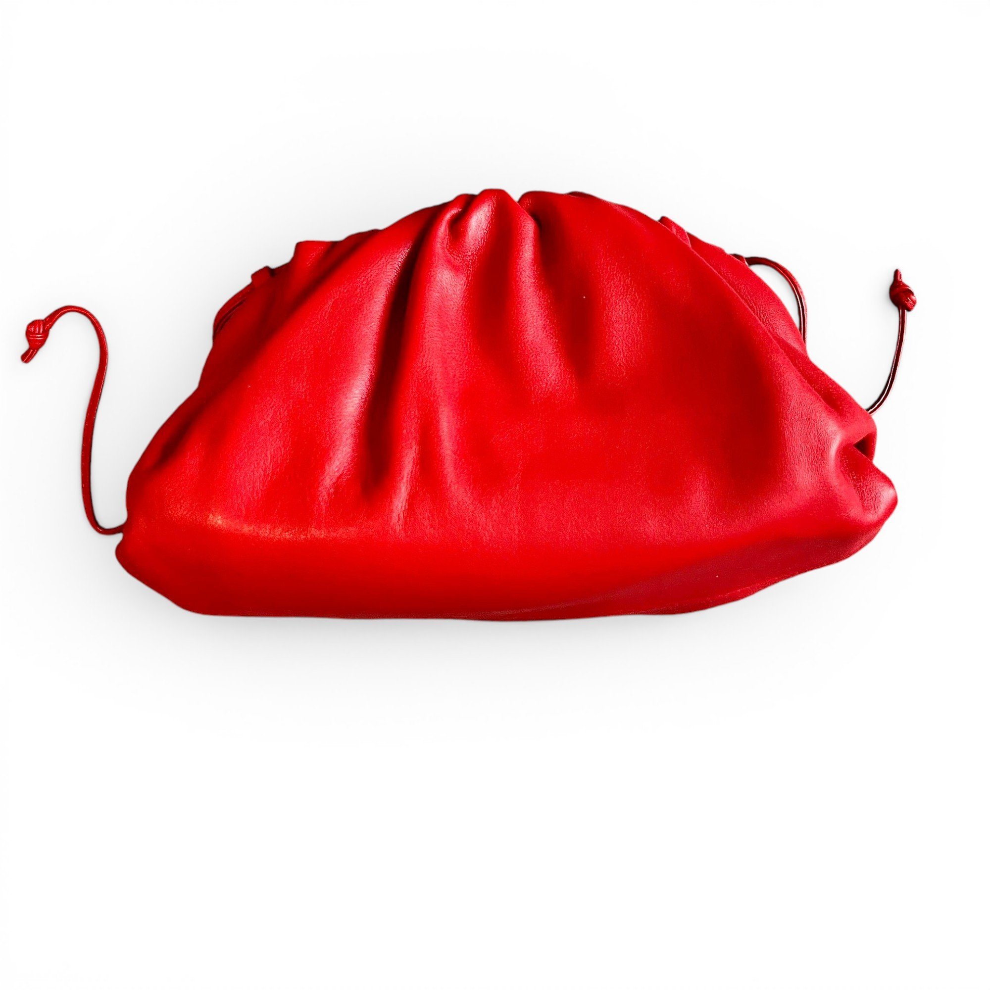Pouch leather crossbody bag