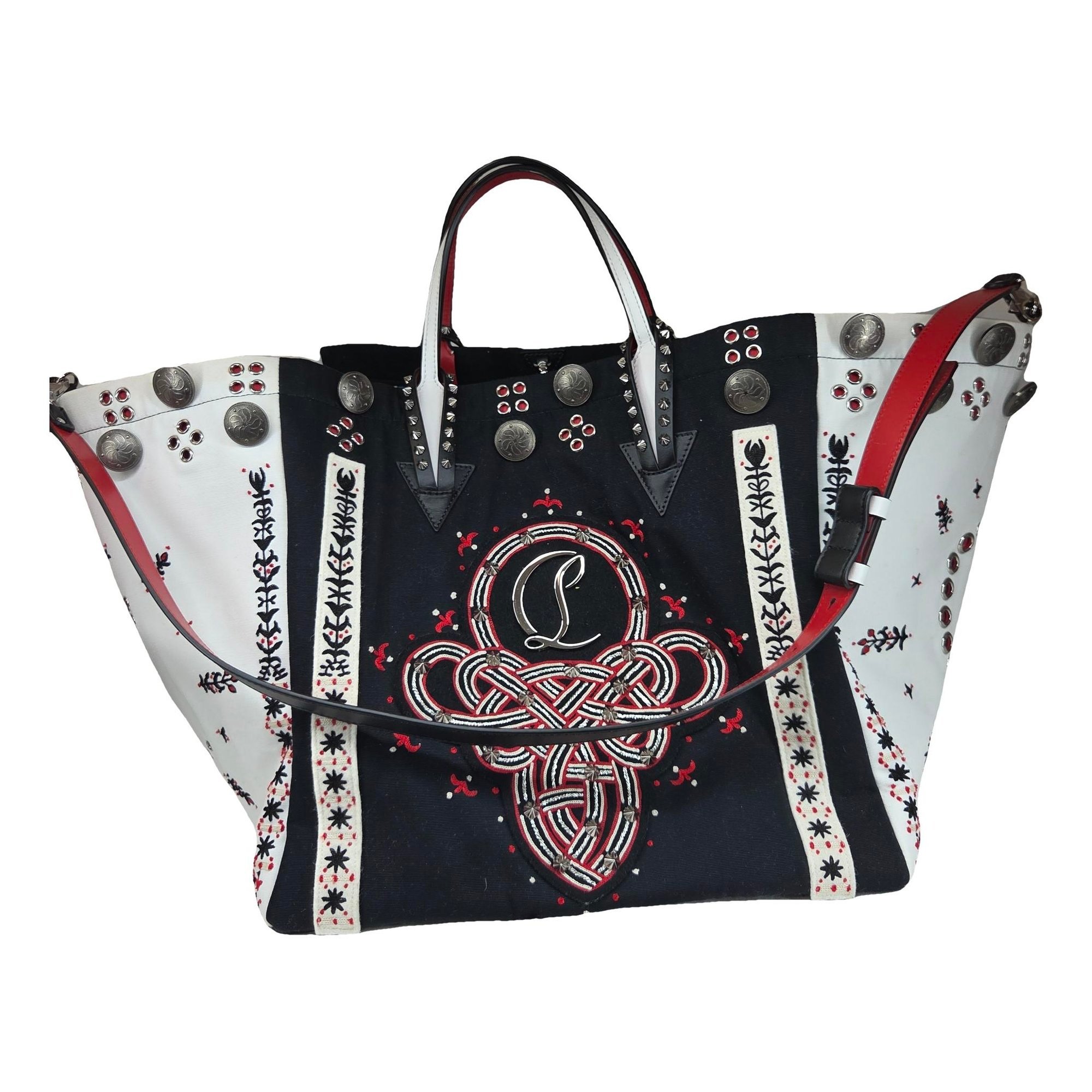 Leather tote
