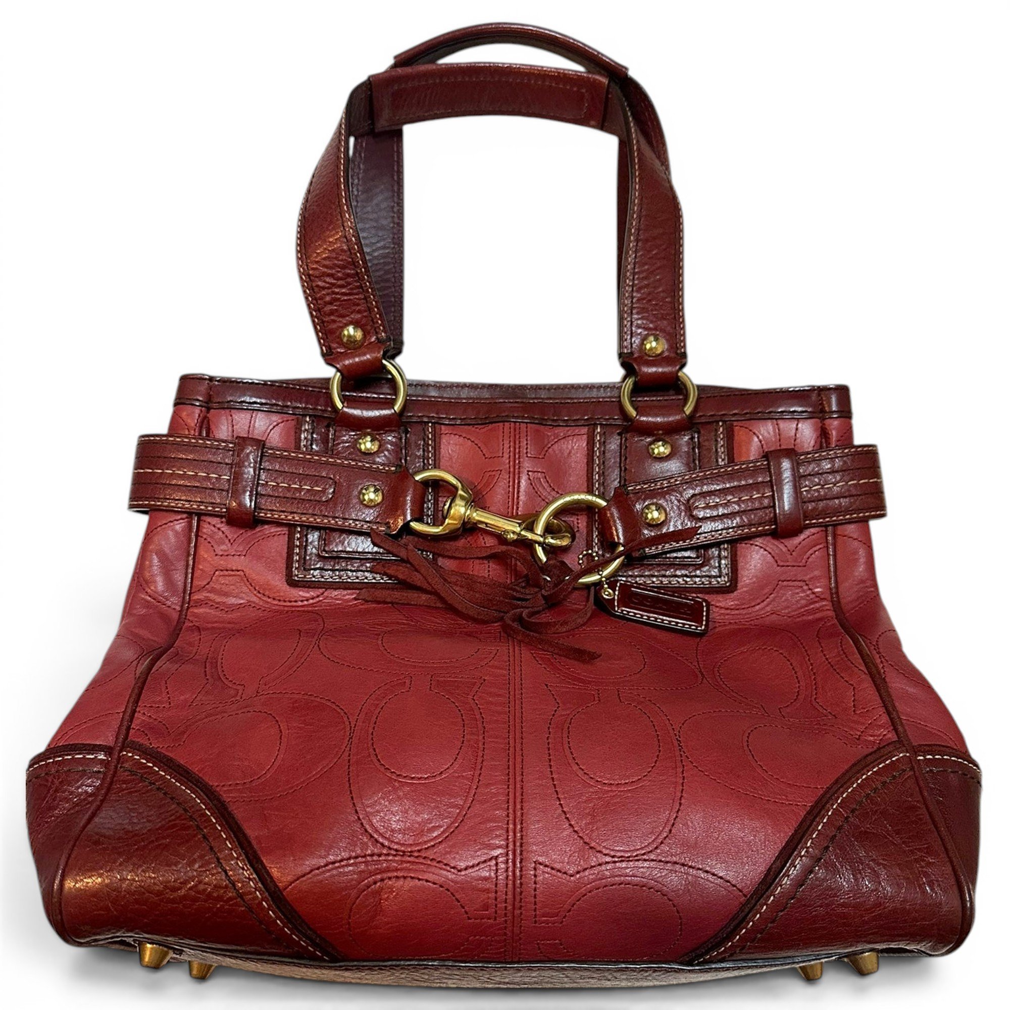 Leather handbag