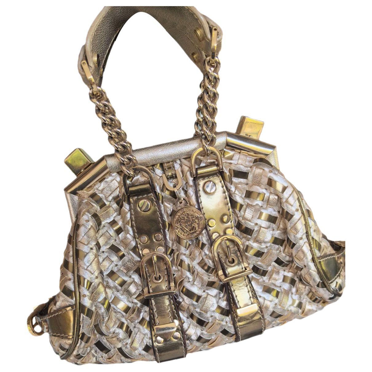 Leather handbag