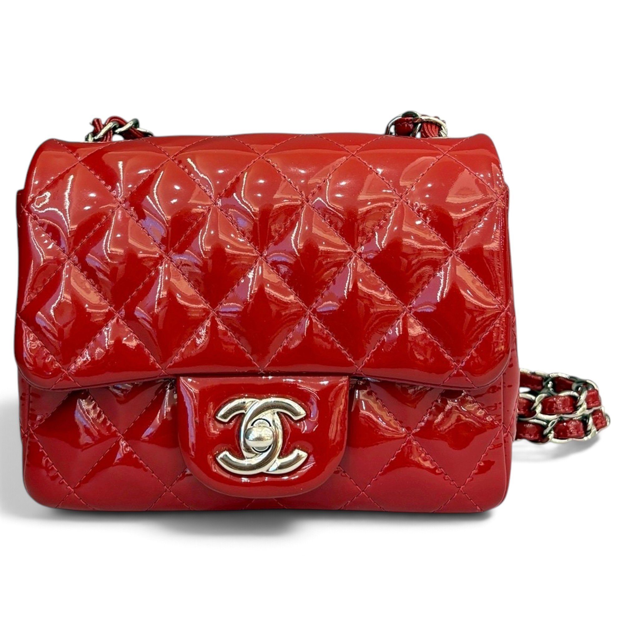 Timeless/Classique patent leather handbag