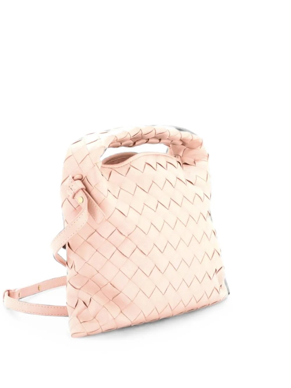 Hop Top Handle Bag Intrecciato Nappa Mini satchel