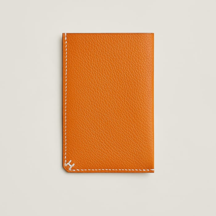 Abricot H Sellier Card Holder