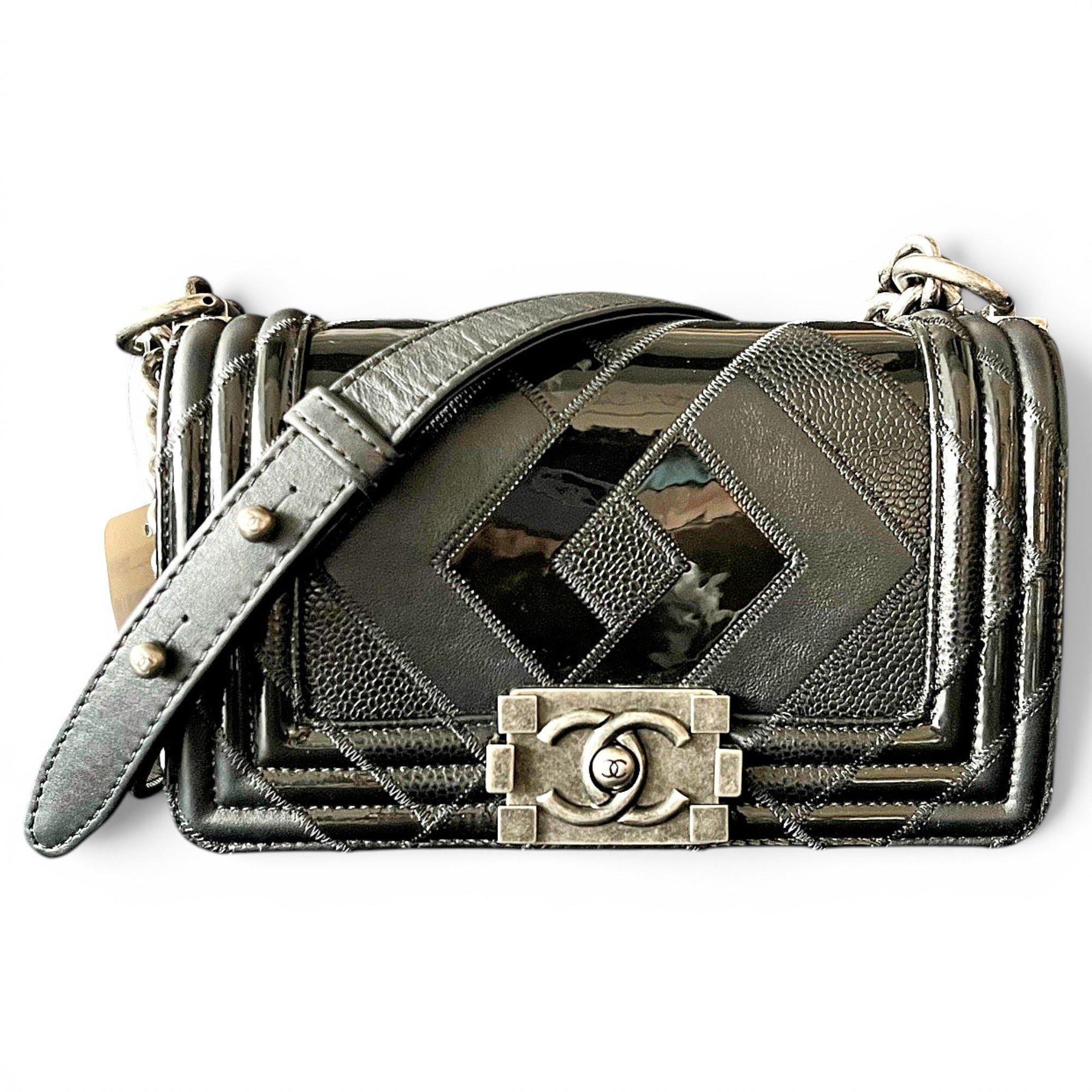 Boy leather crossbody bag