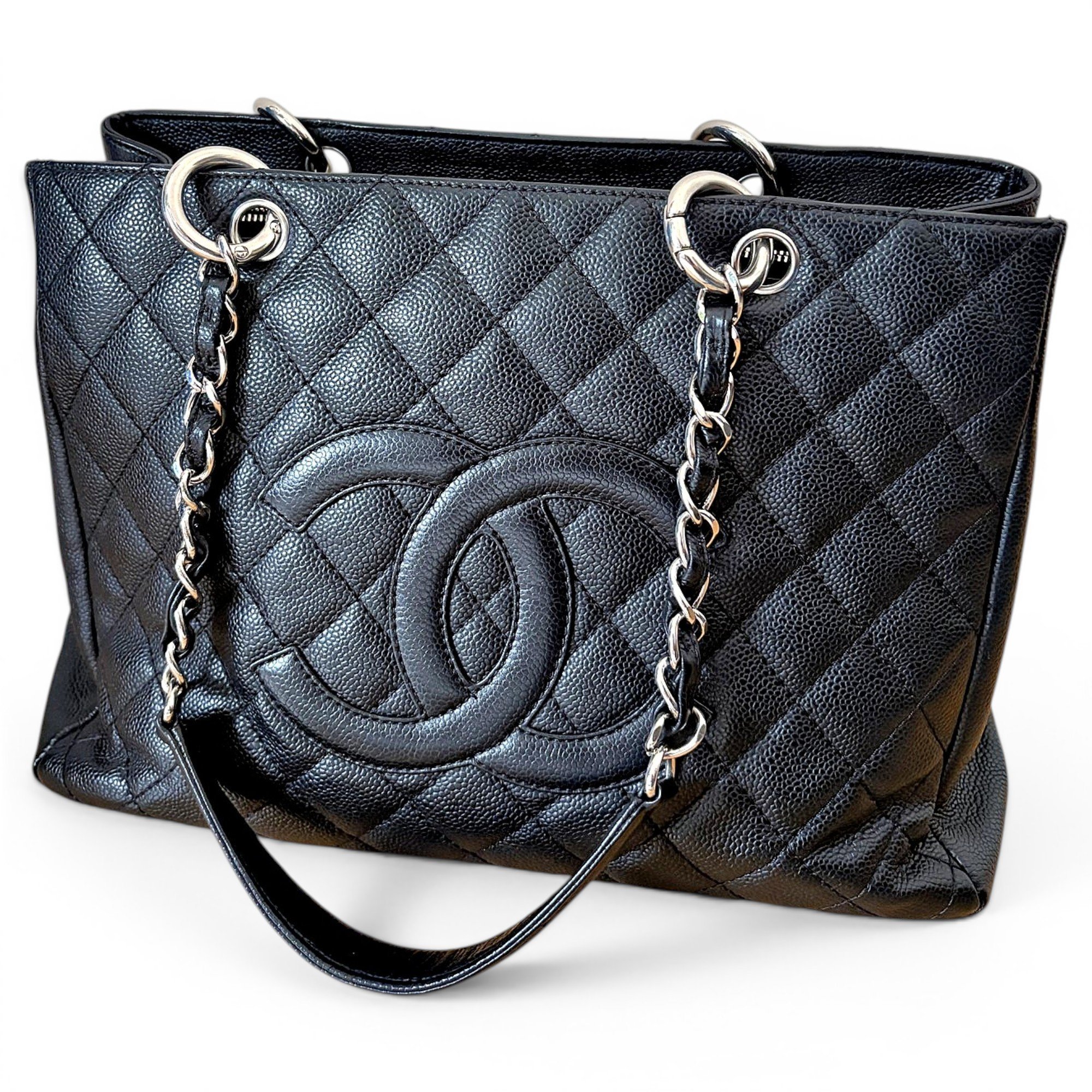 Grand shopping leather tote