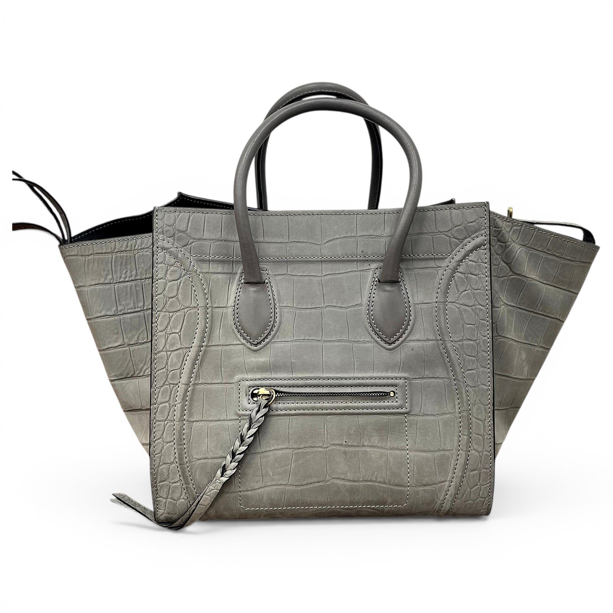 Luggage leather handbag