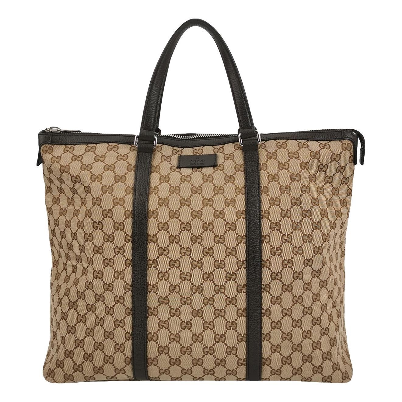 Leather tote