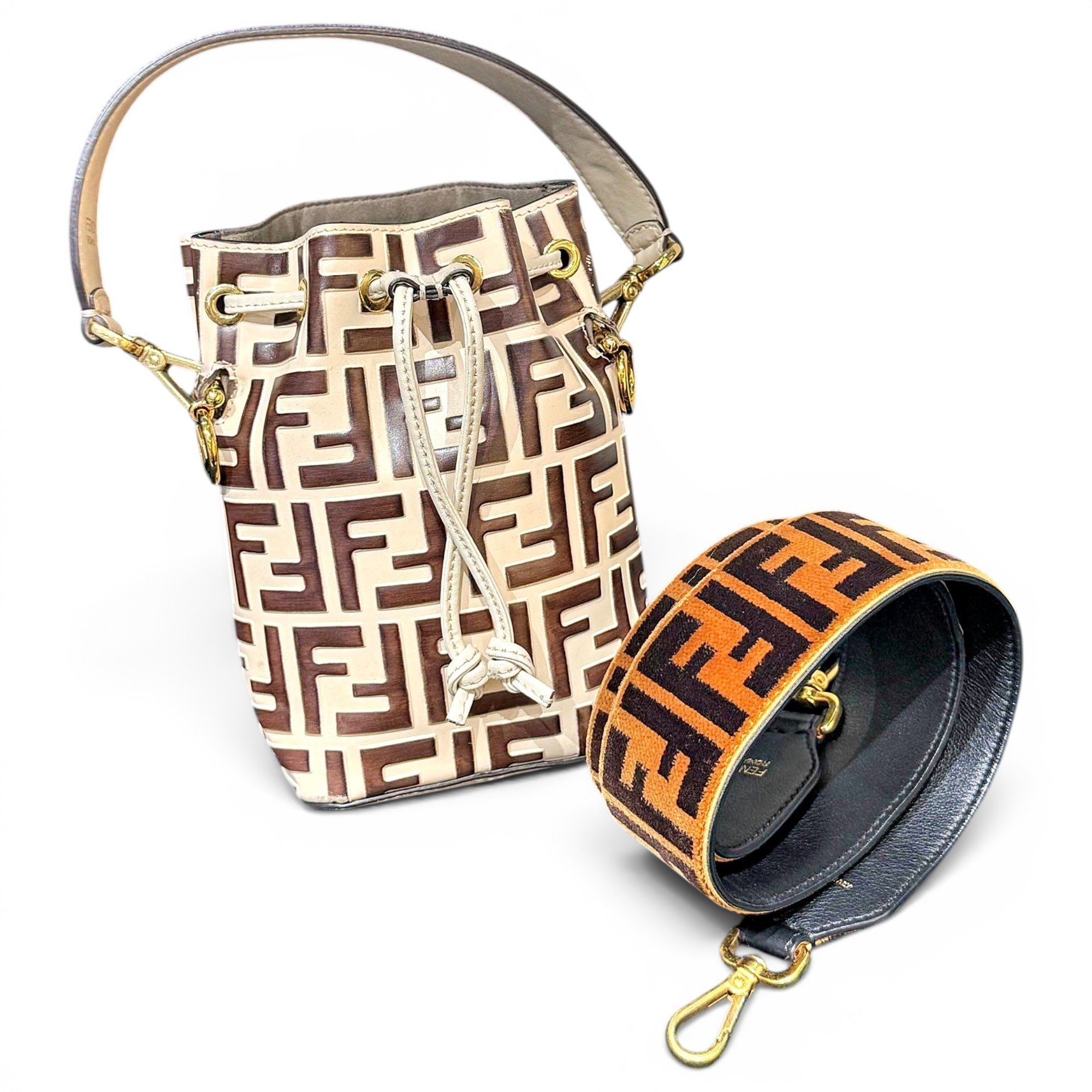 Mon Trésor leather handbag