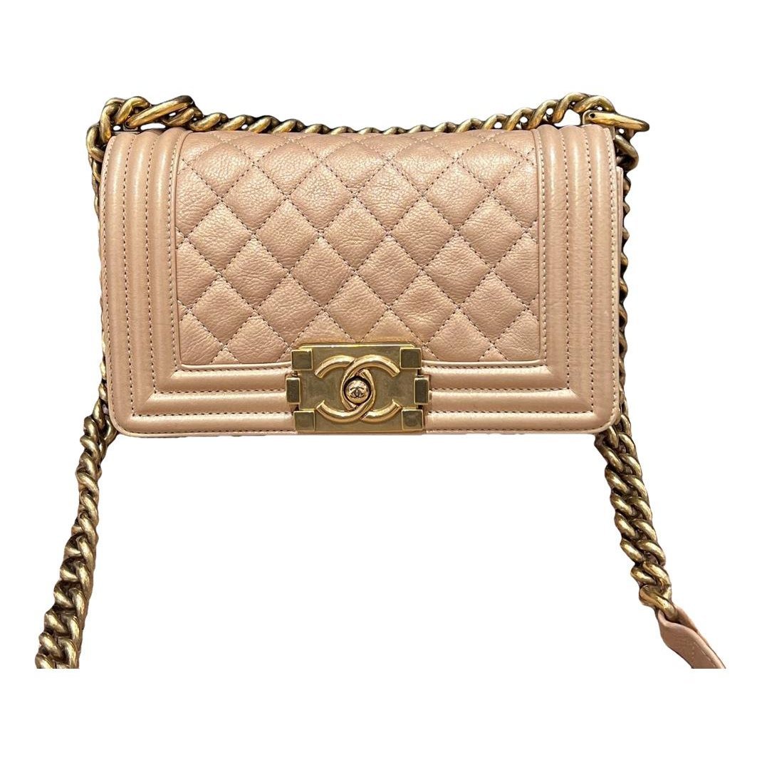 Boy leather crossbody bag
